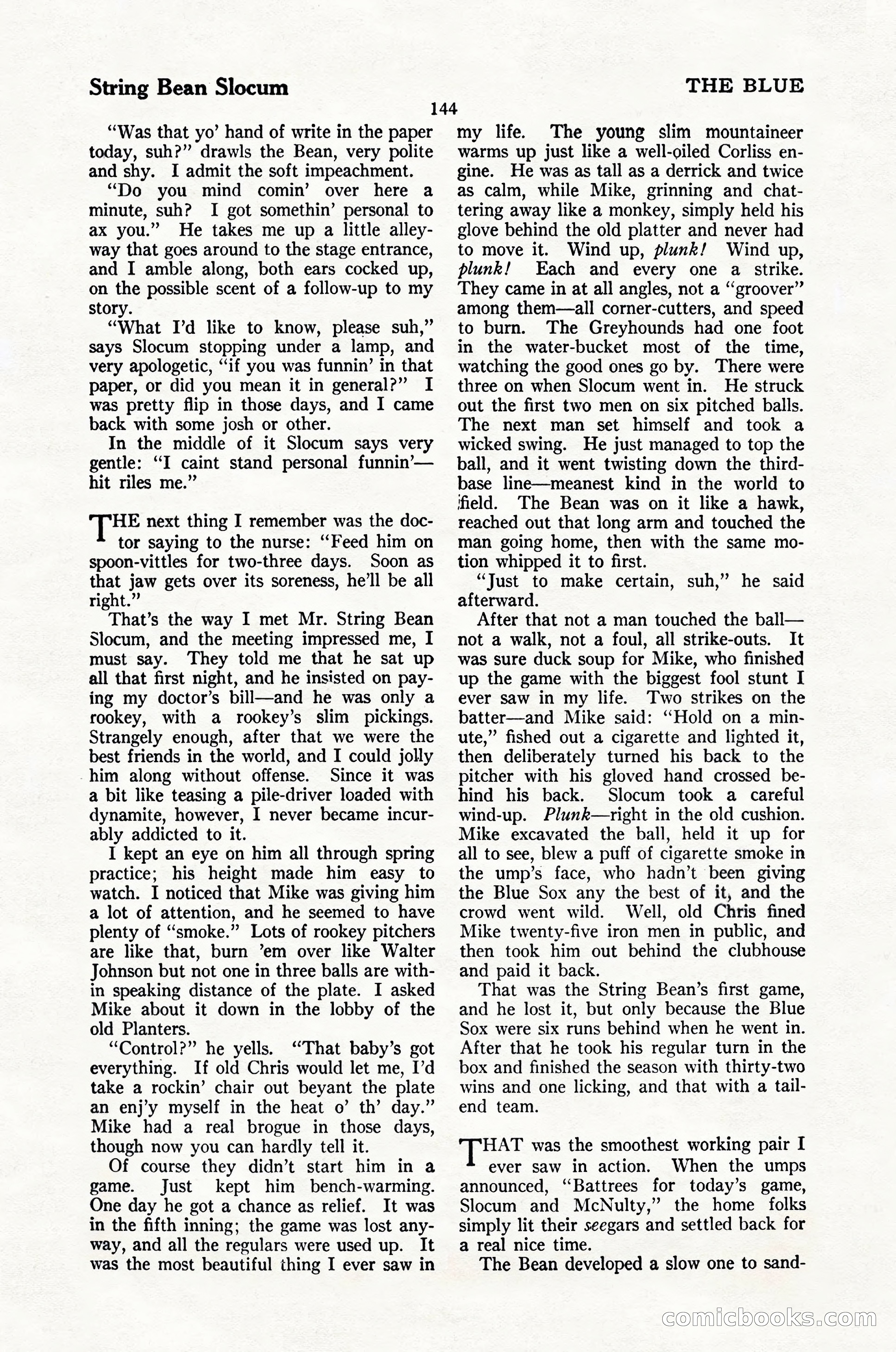 The Blue Book Magazine, February 1924 — page 150 of 216