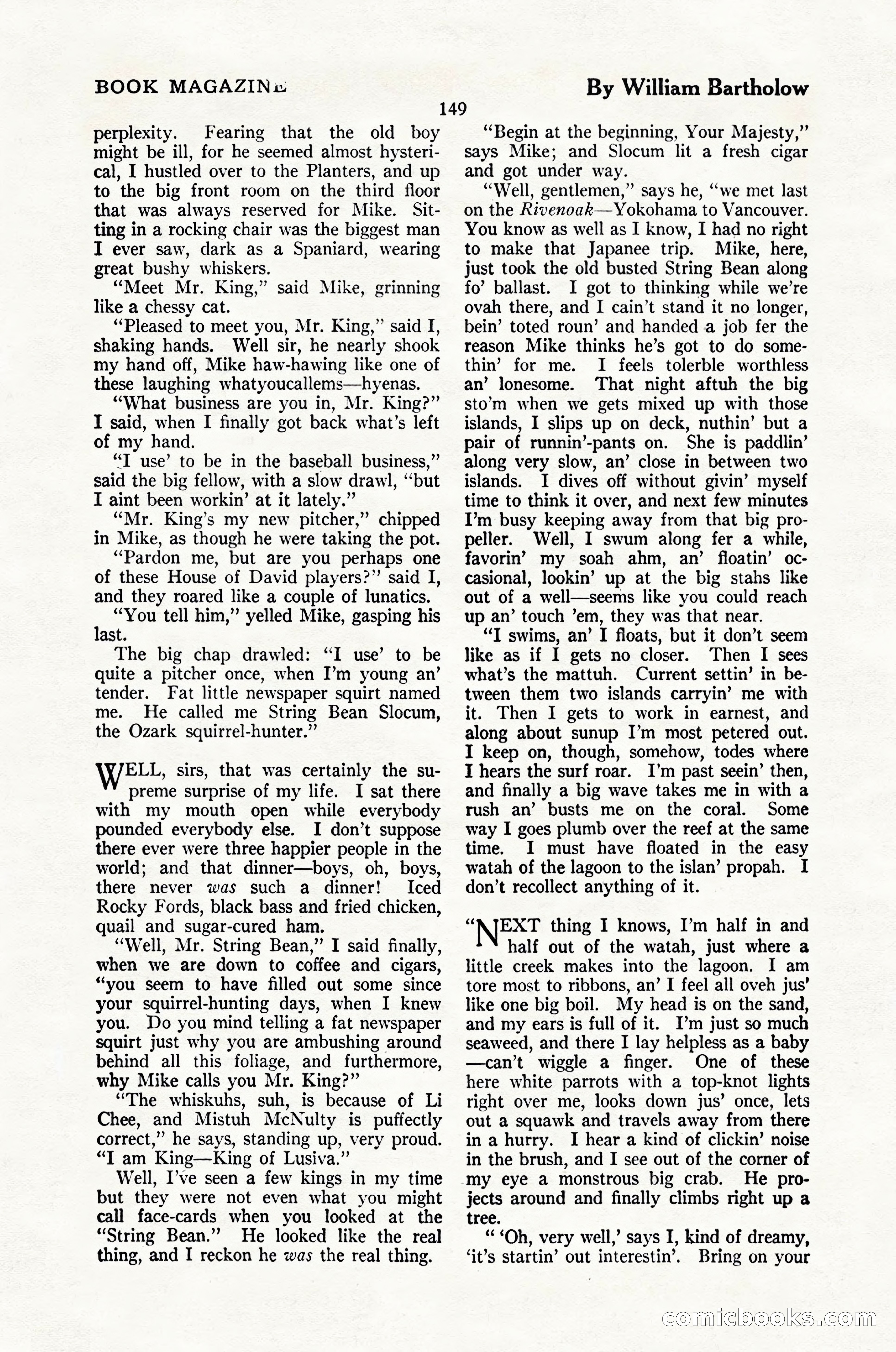 The Blue Book Magazine, February 1924 — page 155 of 216