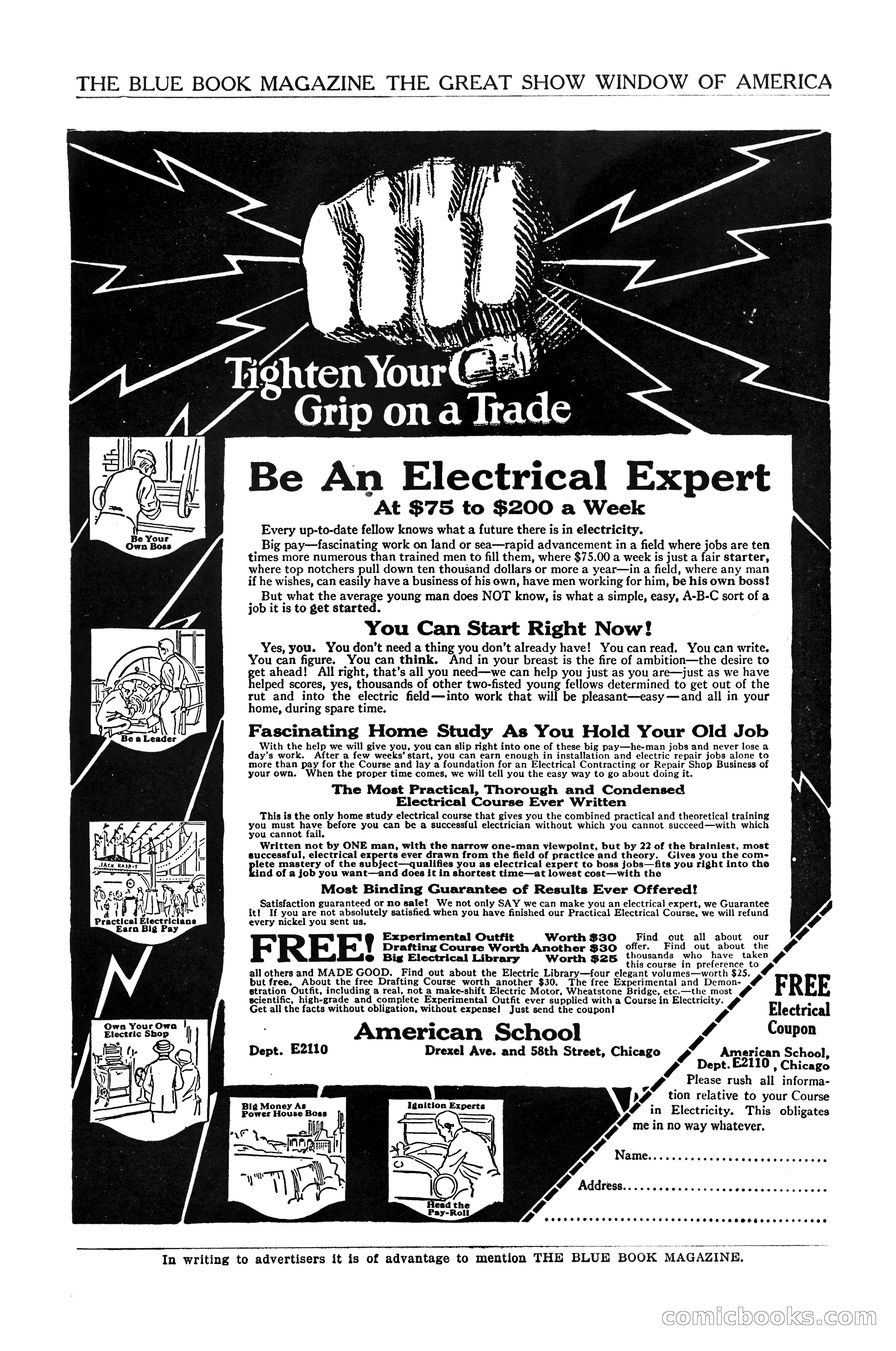 The Blue Book Magazine, February 1924 — page 199 of 216