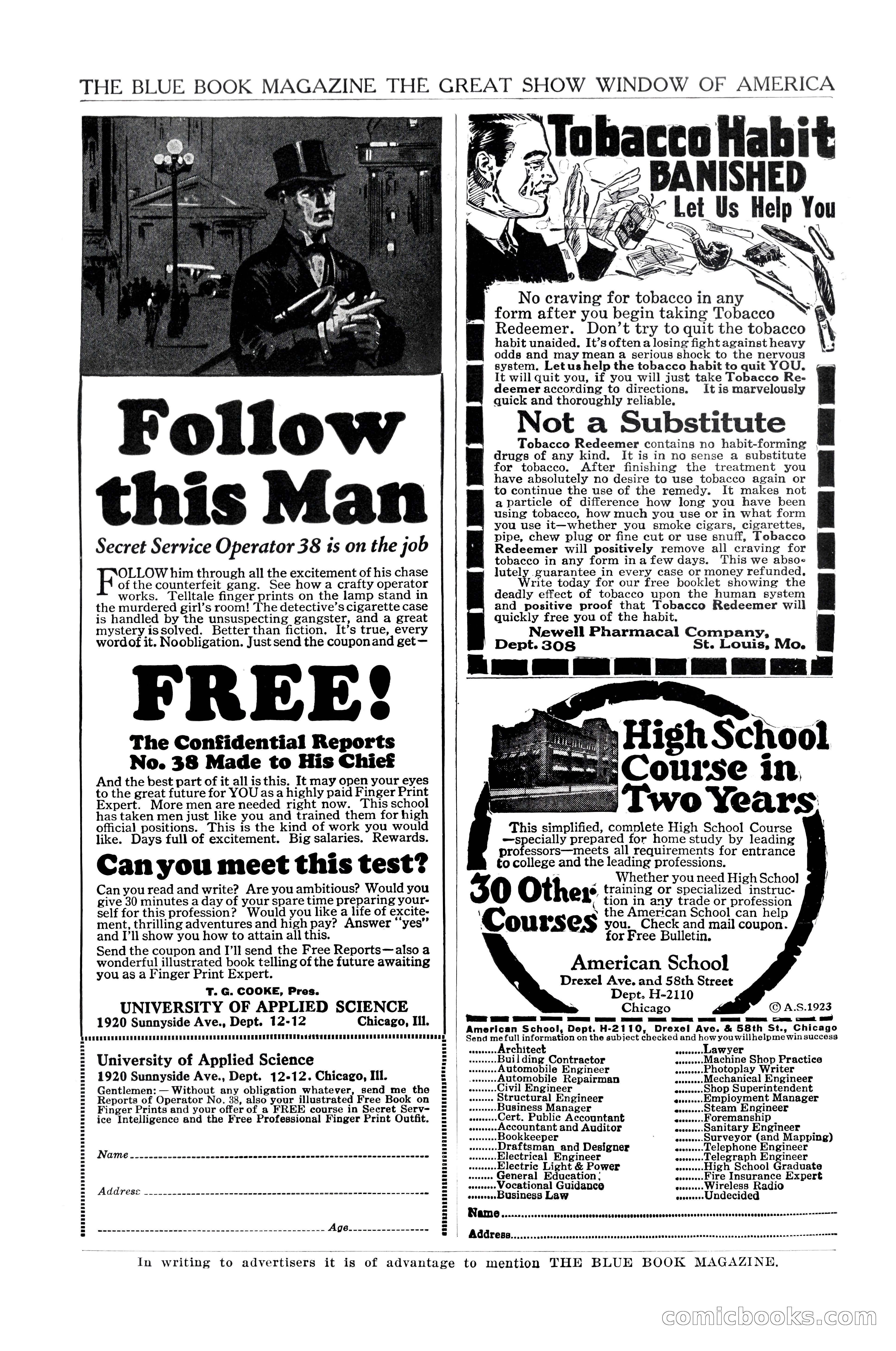 The Blue Book Magazine, February 1924 — page 202 of 216