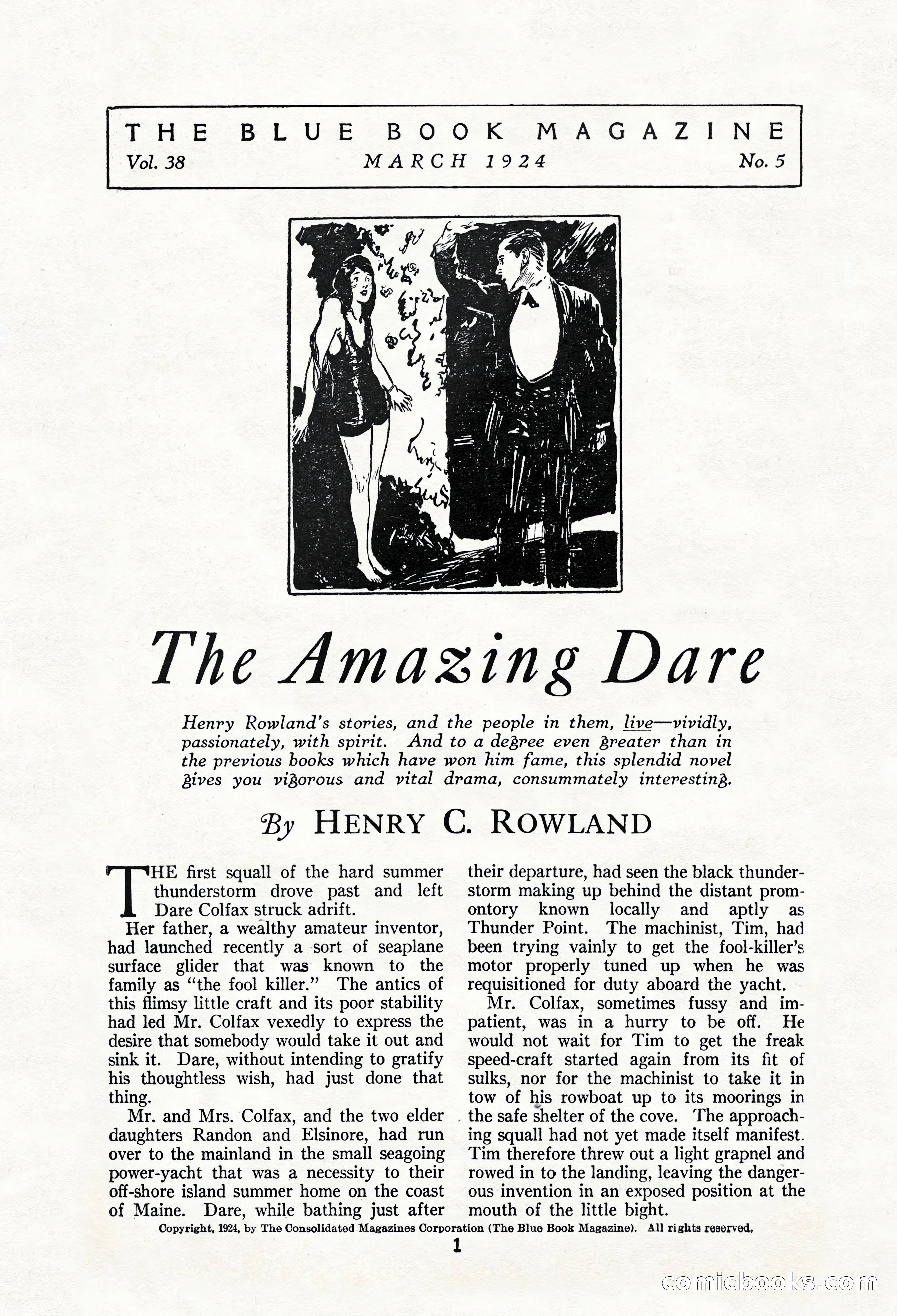 The Blue Book Magazine, March 1924 — page 7 of 216