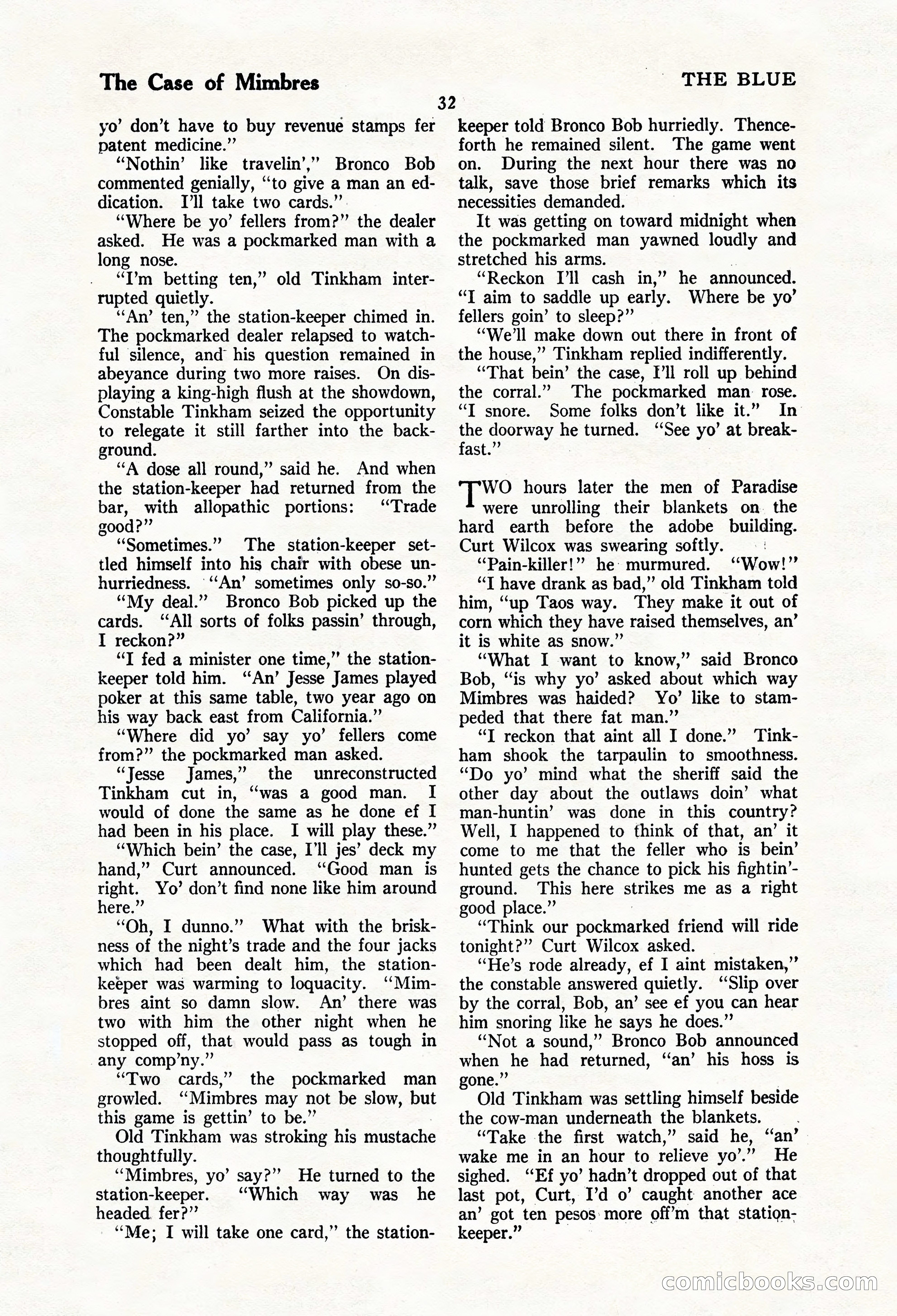 The Blue Book Magazine, March 1924 — page 38 of 216