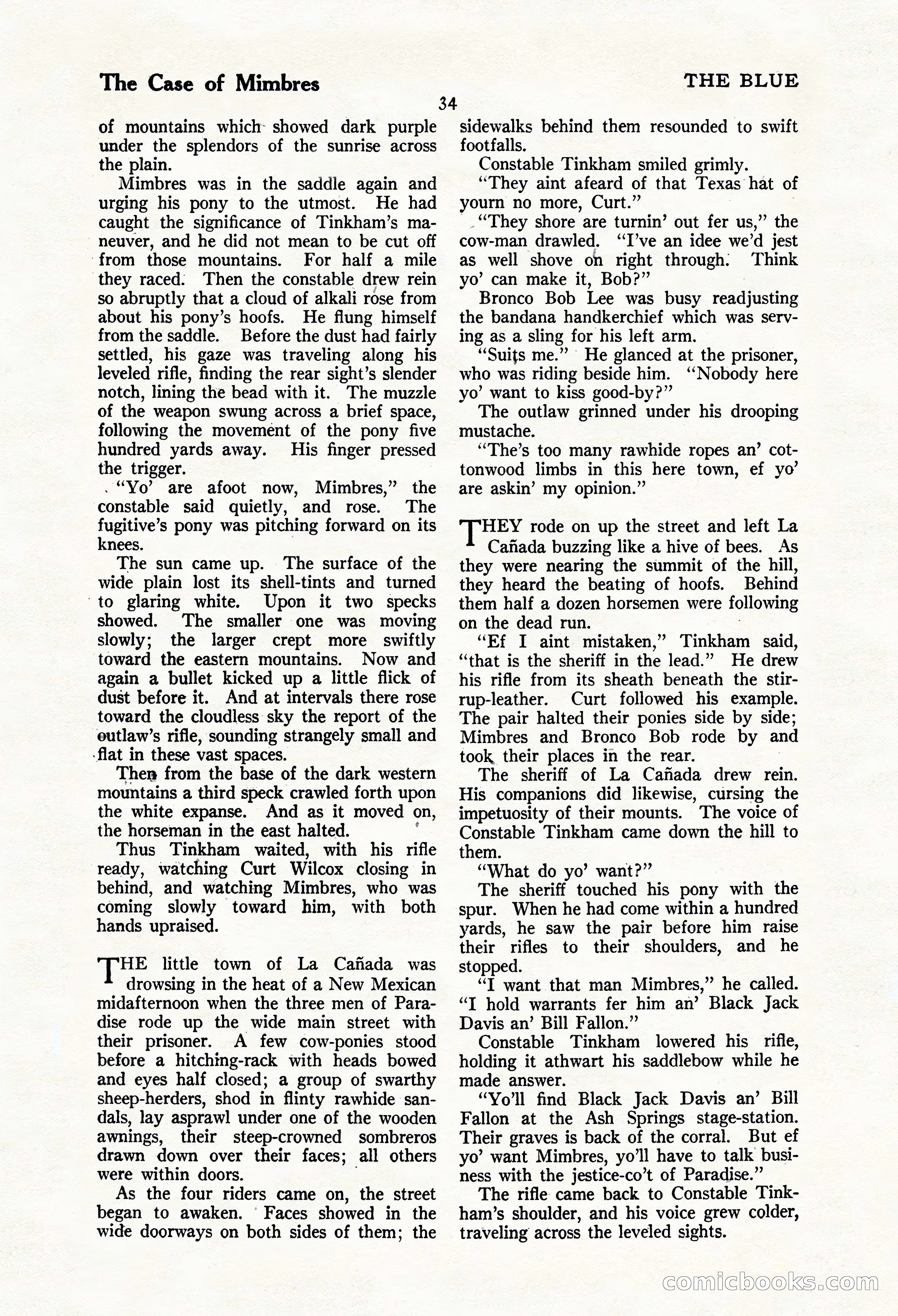 The Blue Book Magazine, March 1924 — page 40 of 216