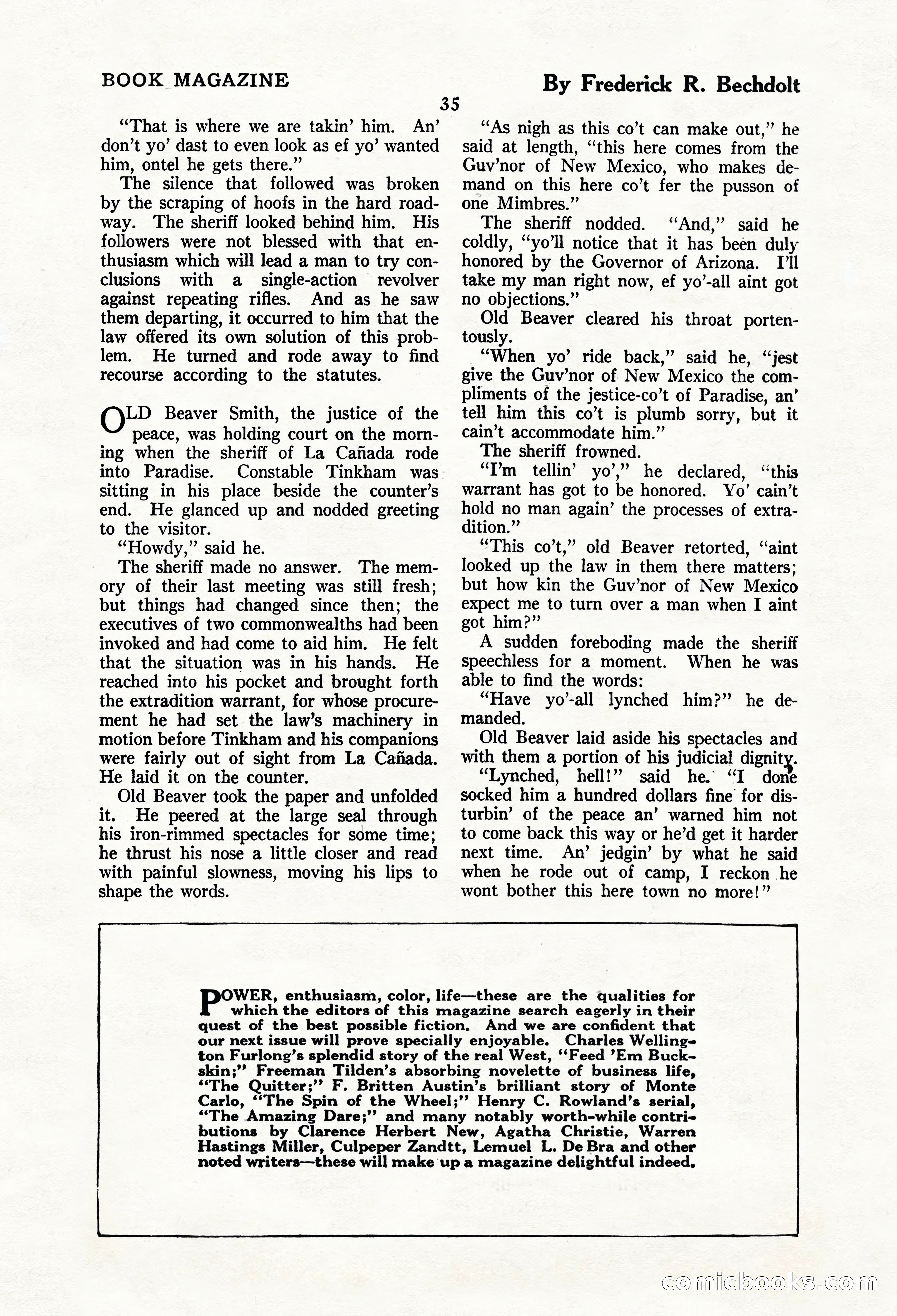The Blue Book Magazine, March 1924 — page 41 of 216