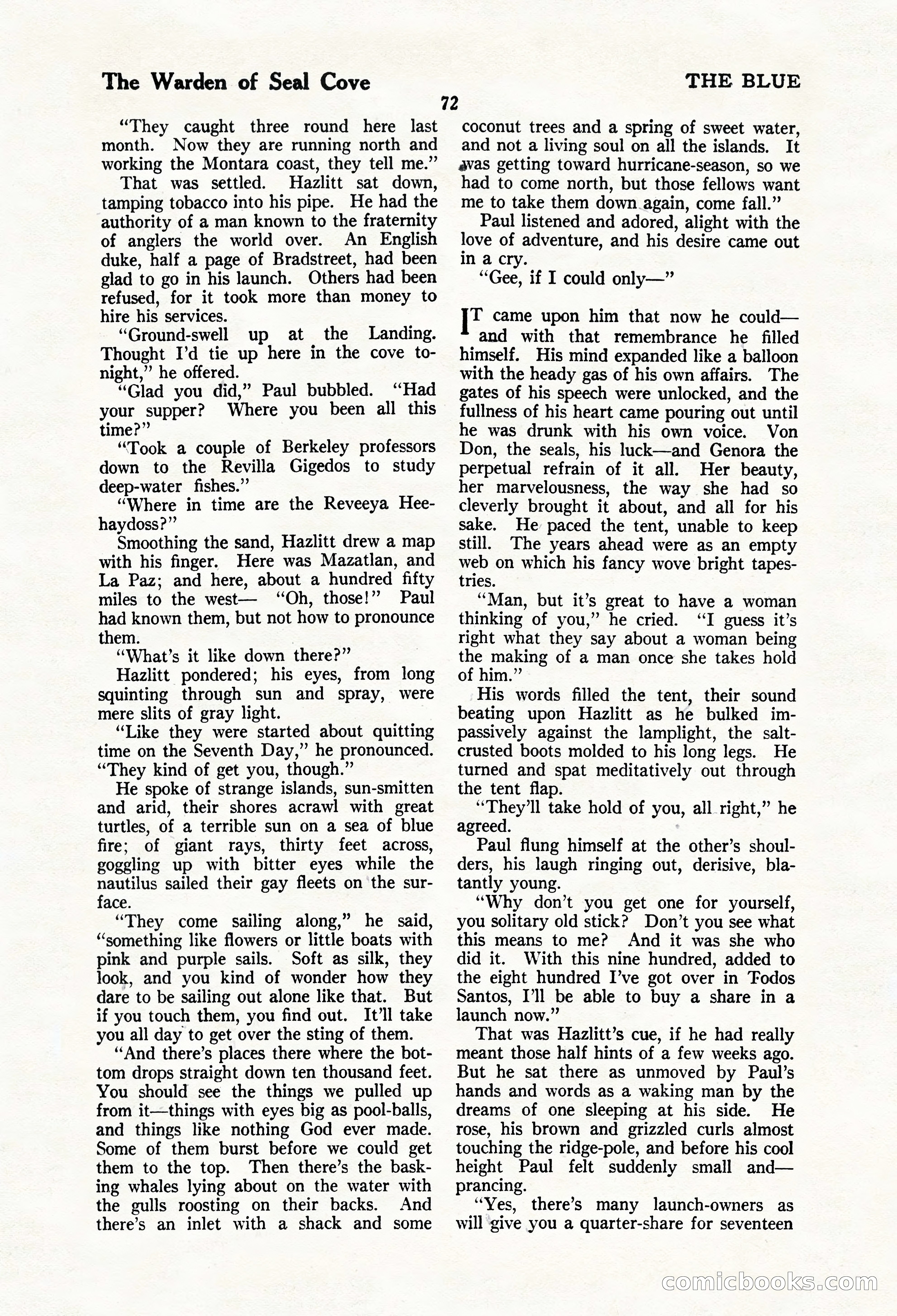 The Blue Book Magazine, March 1924 — page 78 of 216