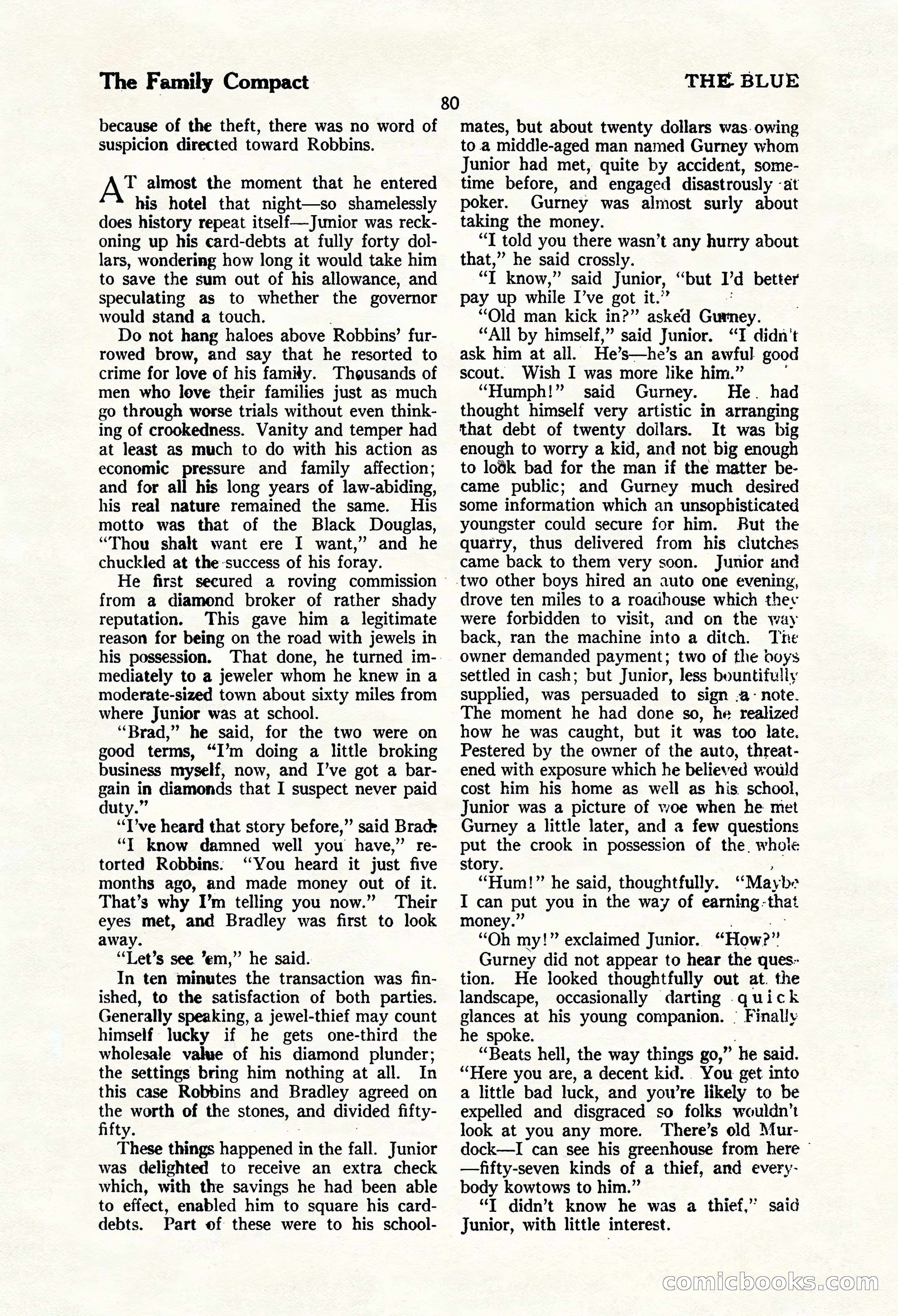The Blue Book Magazine, March 1924 — page 86 of 216