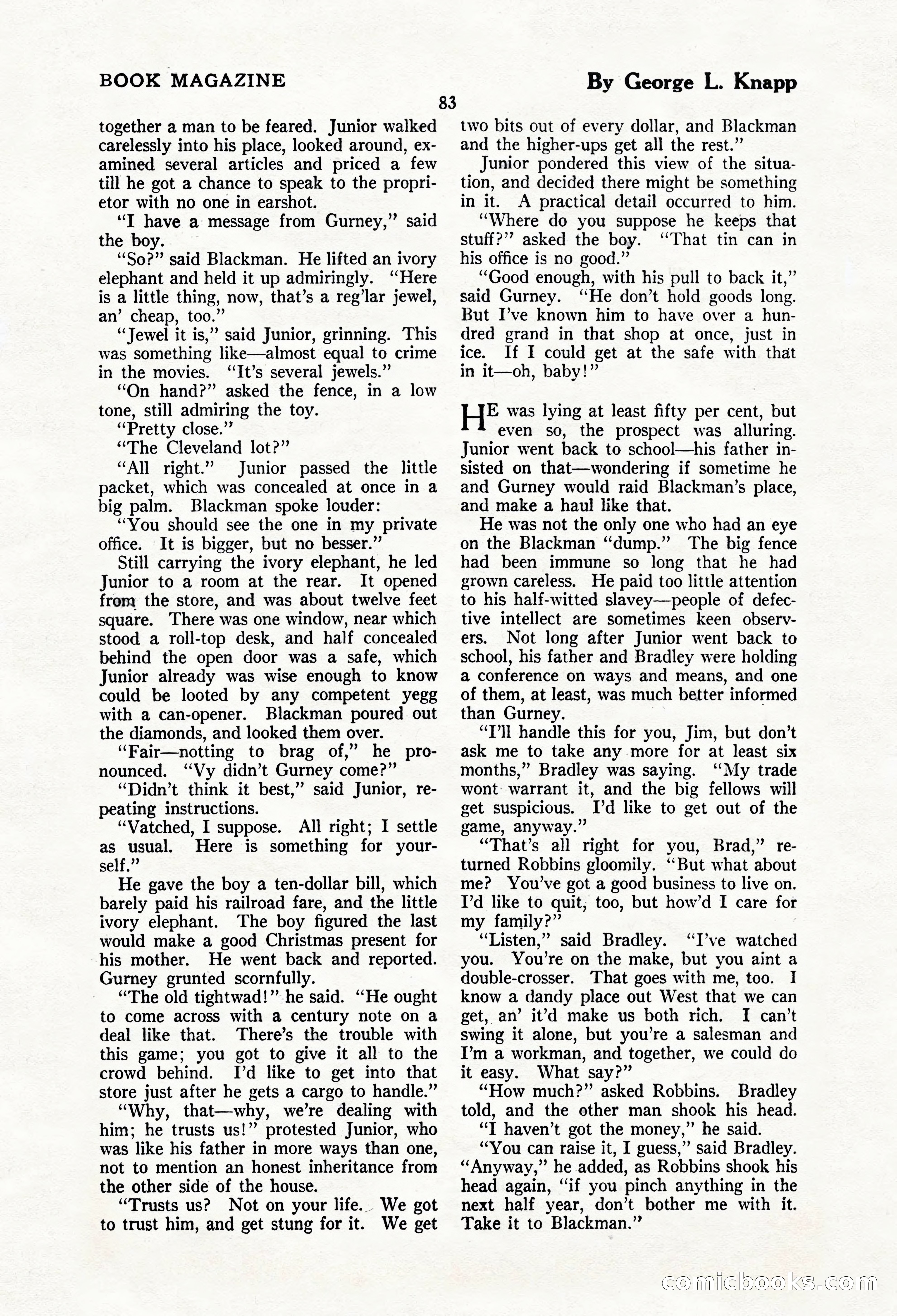 The Blue Book Magazine, March 1924 — page 89 of 216