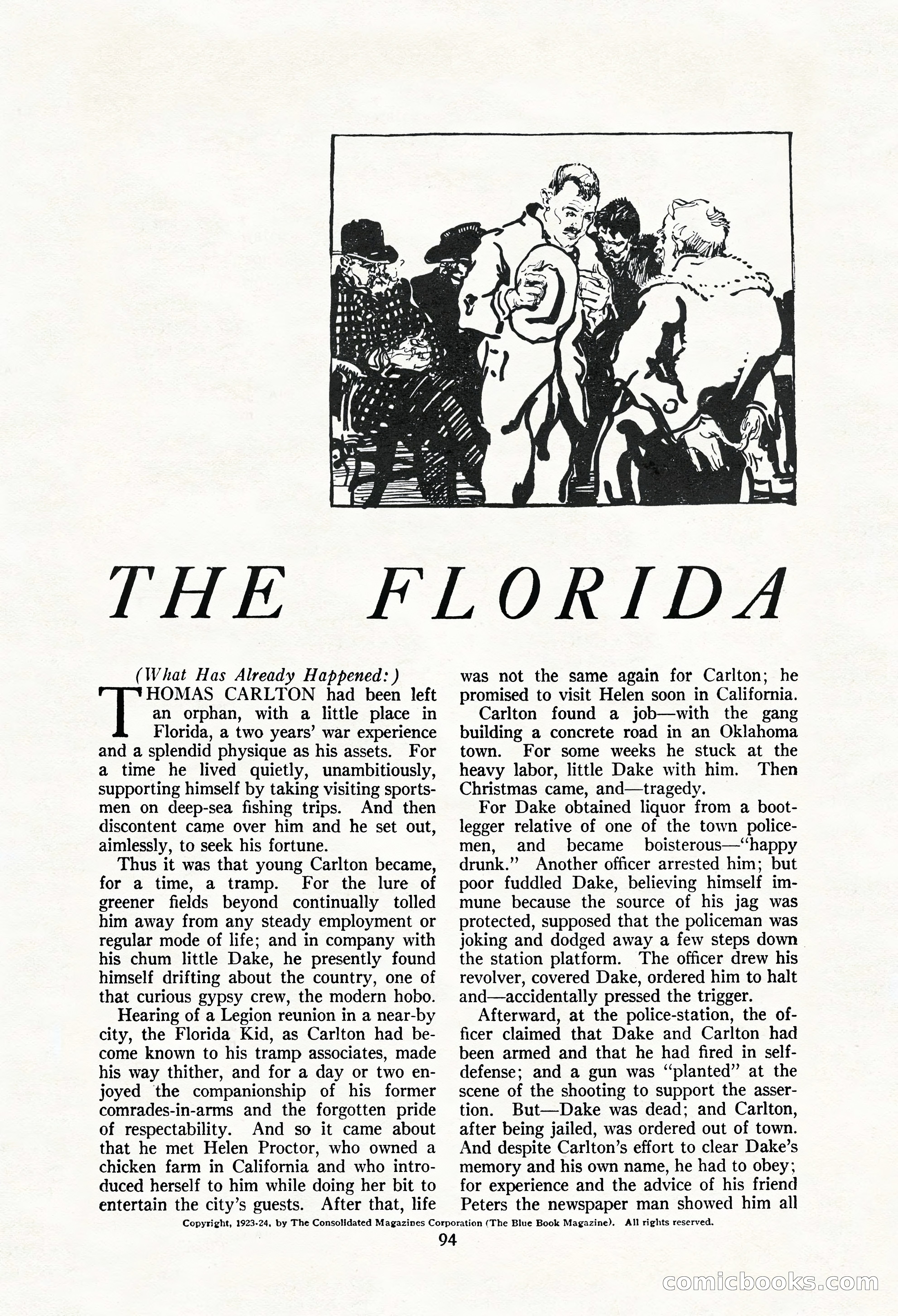 The Blue Book Magazine, March 1924 — page 100 of 216