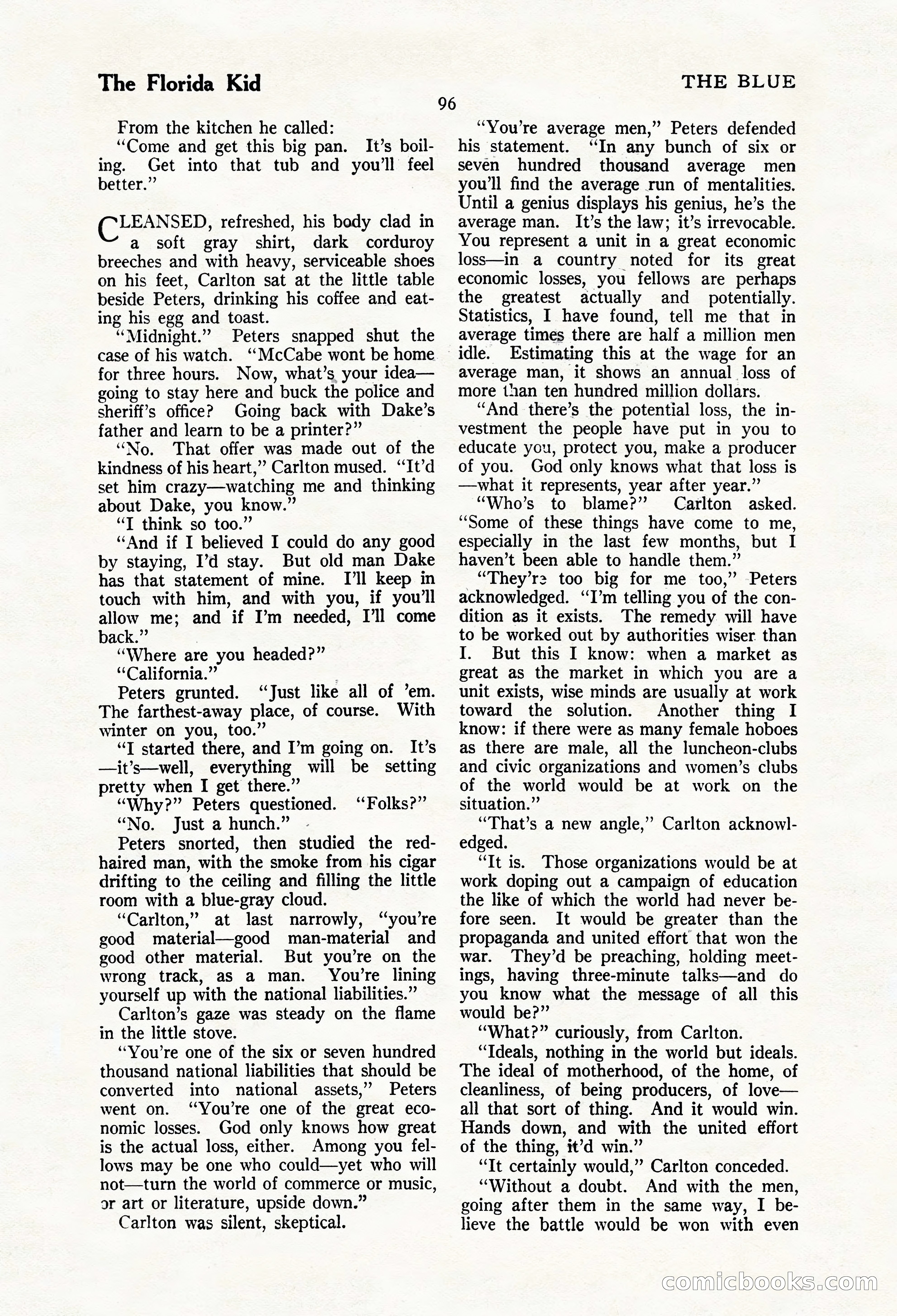 The Blue Book Magazine, March 1924 — page 102 of 216