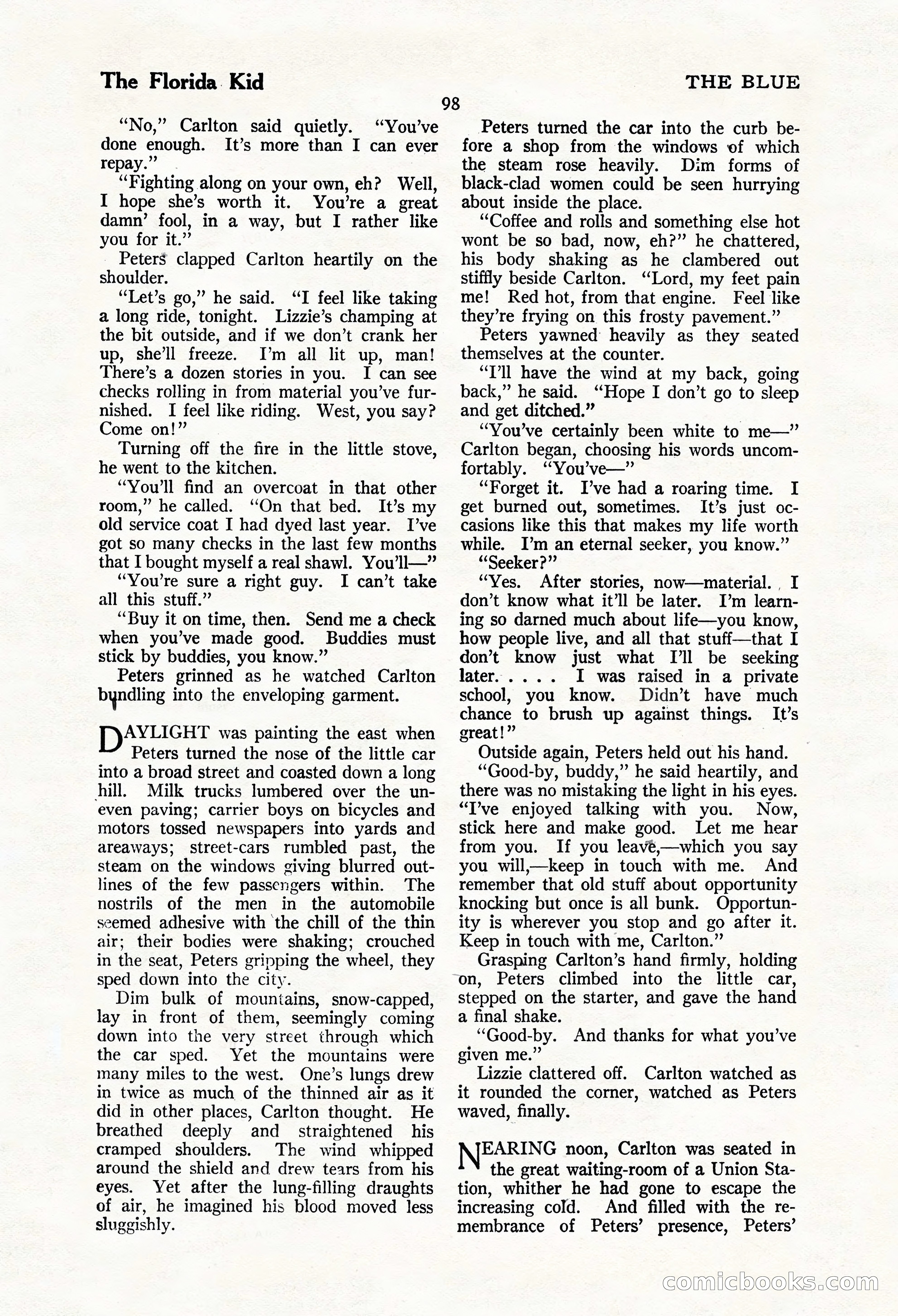 The Blue Book Magazine, March 1924 — page 104 of 216