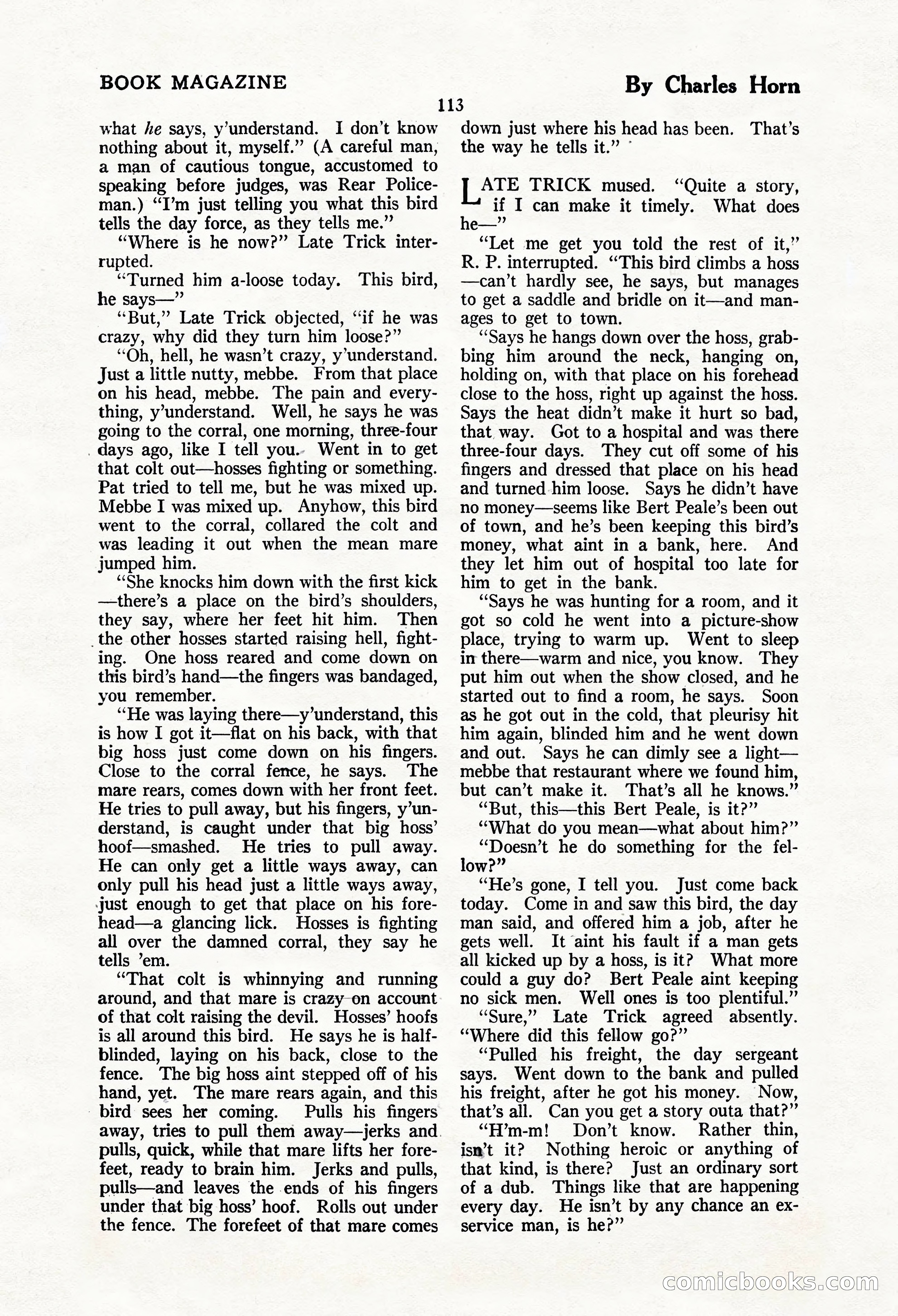 The Blue Book Magazine, March 1924 — page 119 of 216