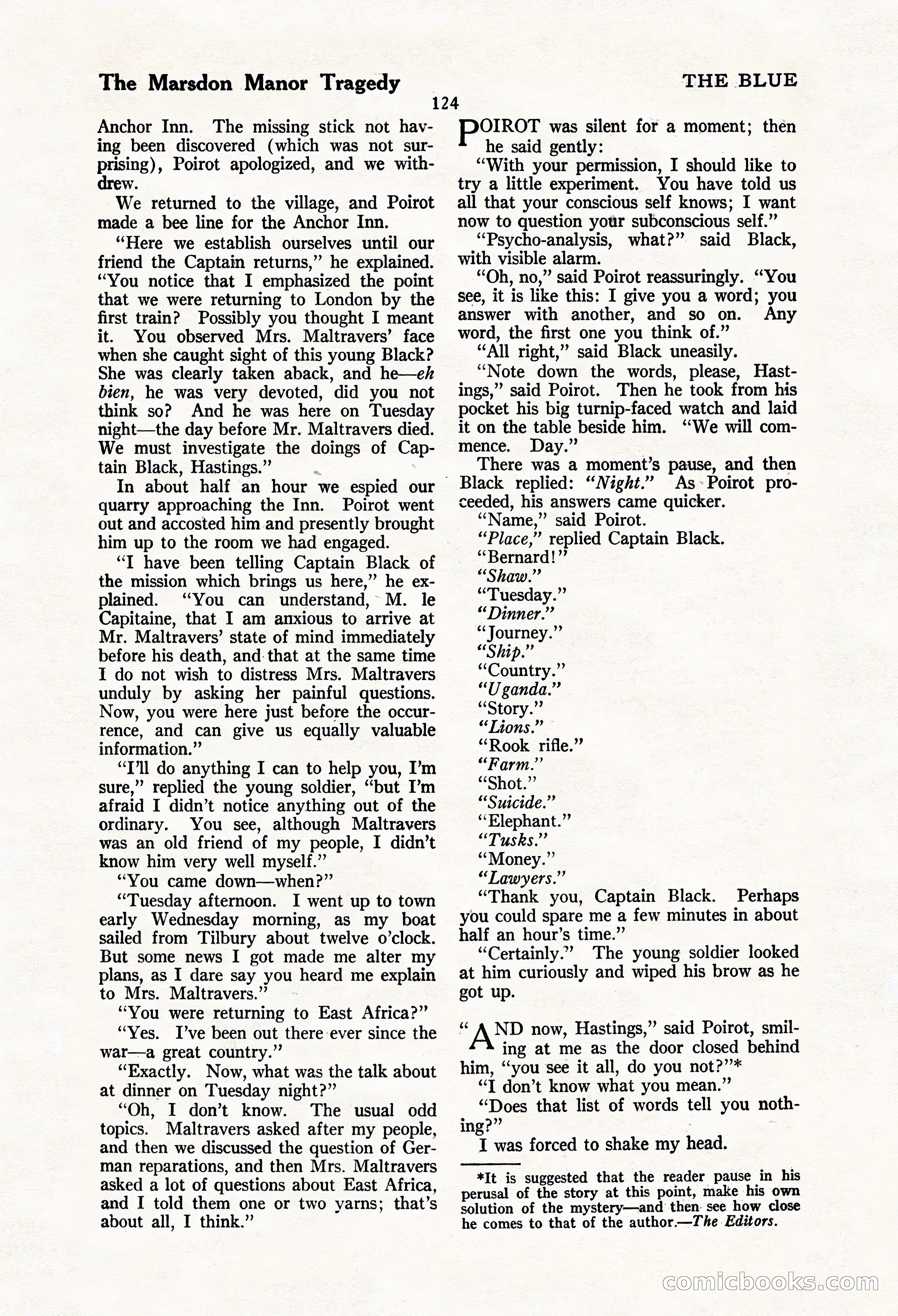 The Blue Book Magazine, March 1924 — page 130 of 216