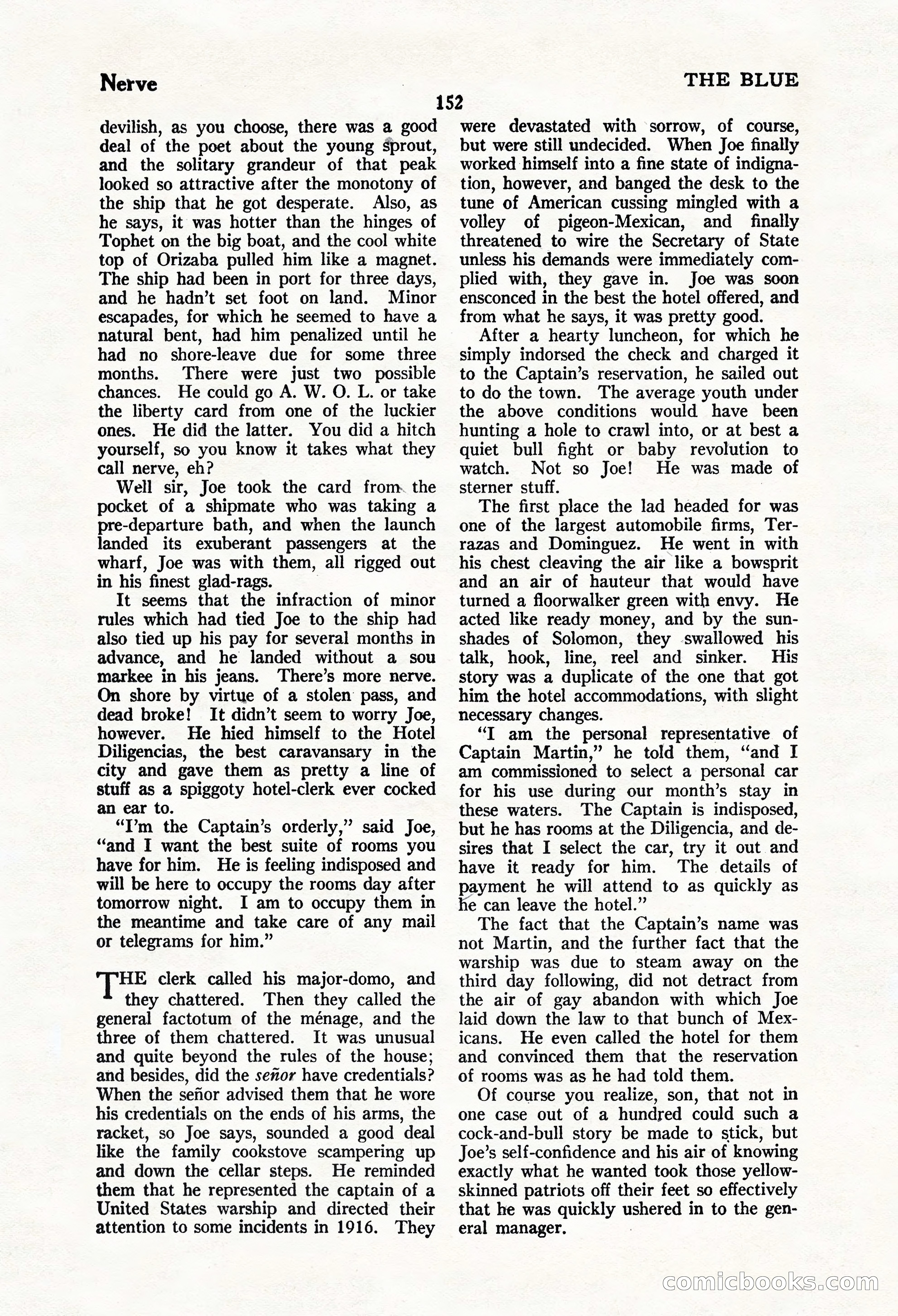The Blue Book Magazine, March 1924 — page 158 of 216