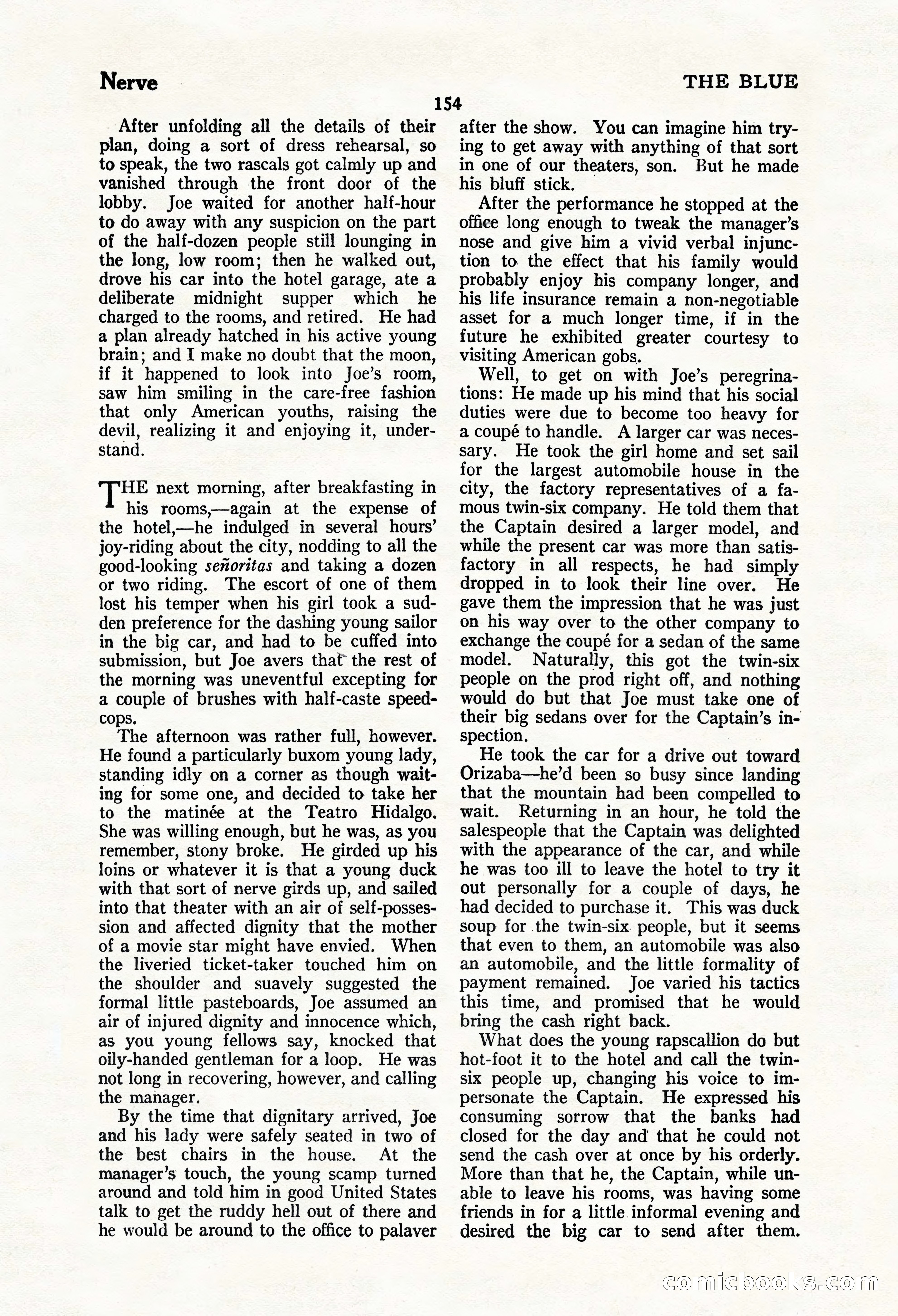 The Blue Book Magazine, March 1924 — page 160 of 216