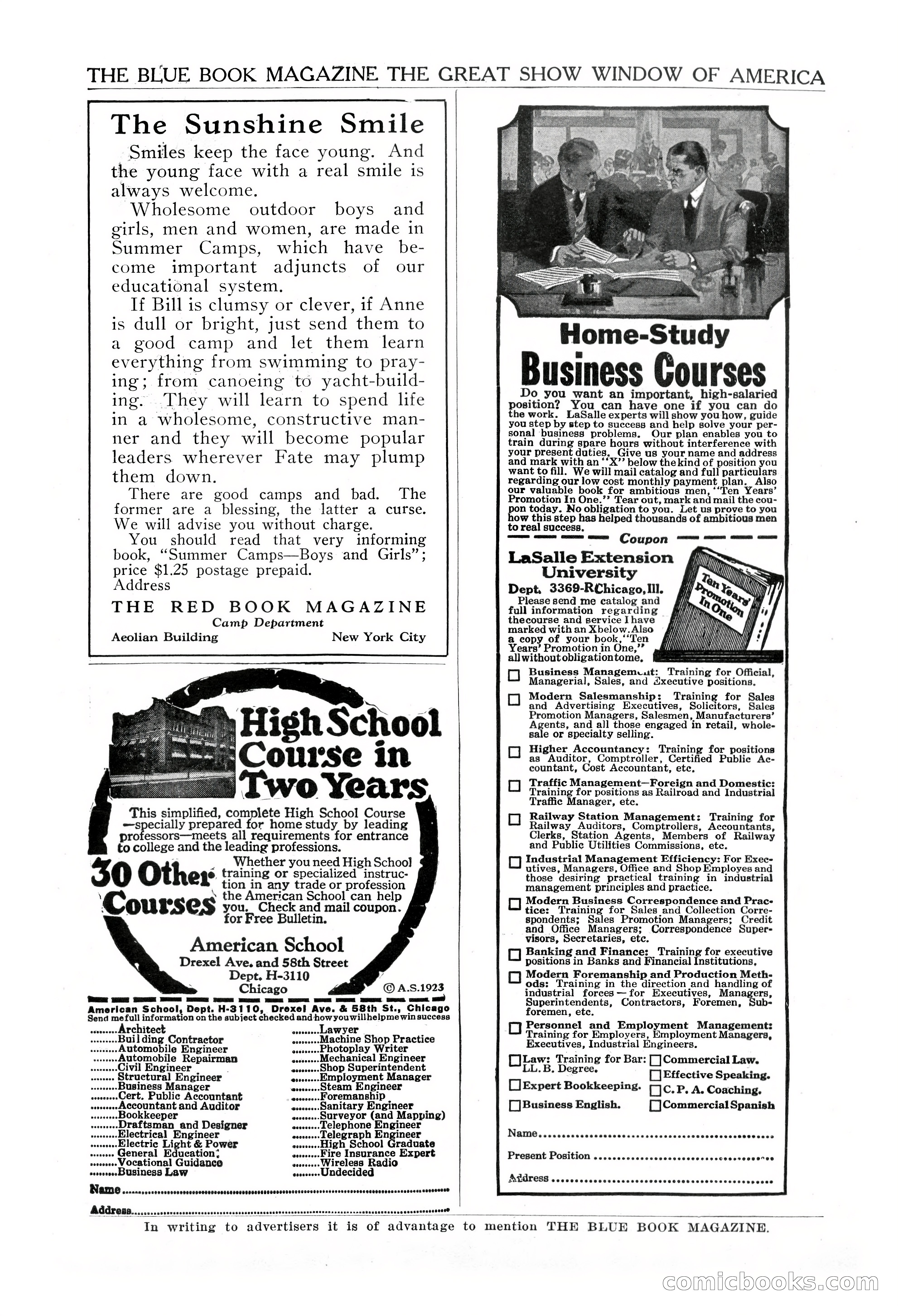 The Blue Book Magazine, March 1924 — page 211 of 216