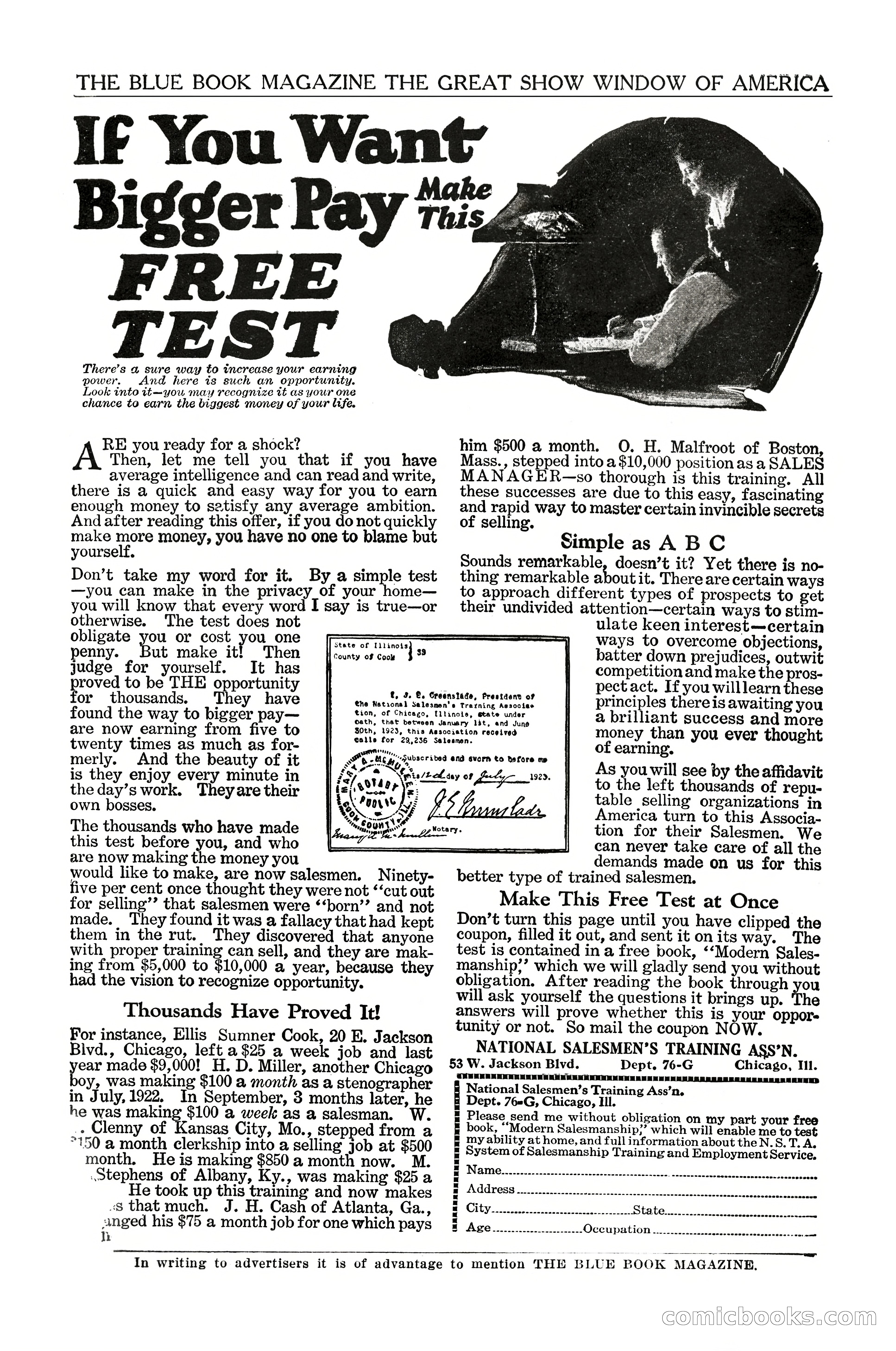 The Blue Book Magazine, June 1924 — page 3 of 216