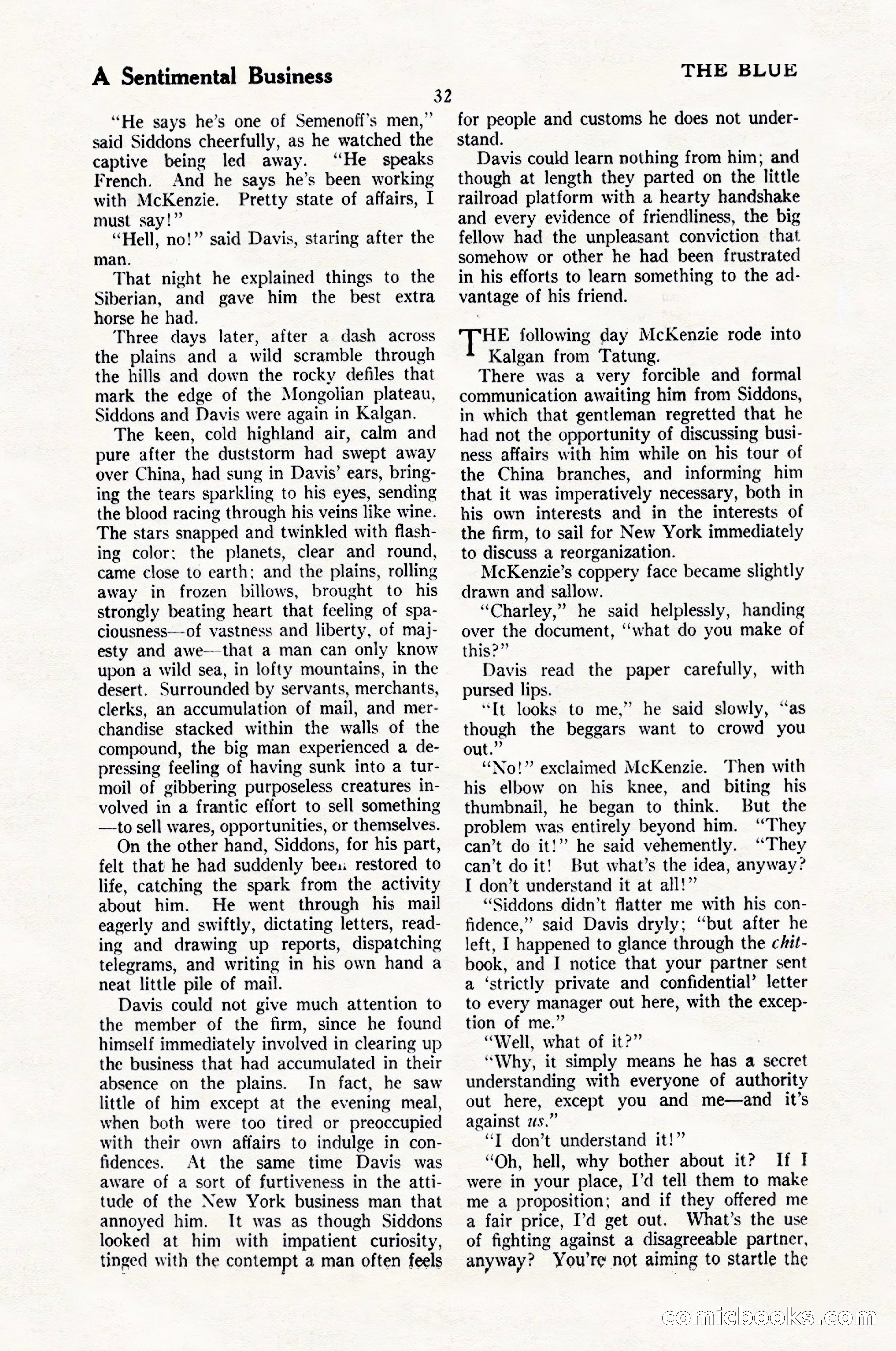 The Blue Book Magazine, June 1924 — page 38 of 216