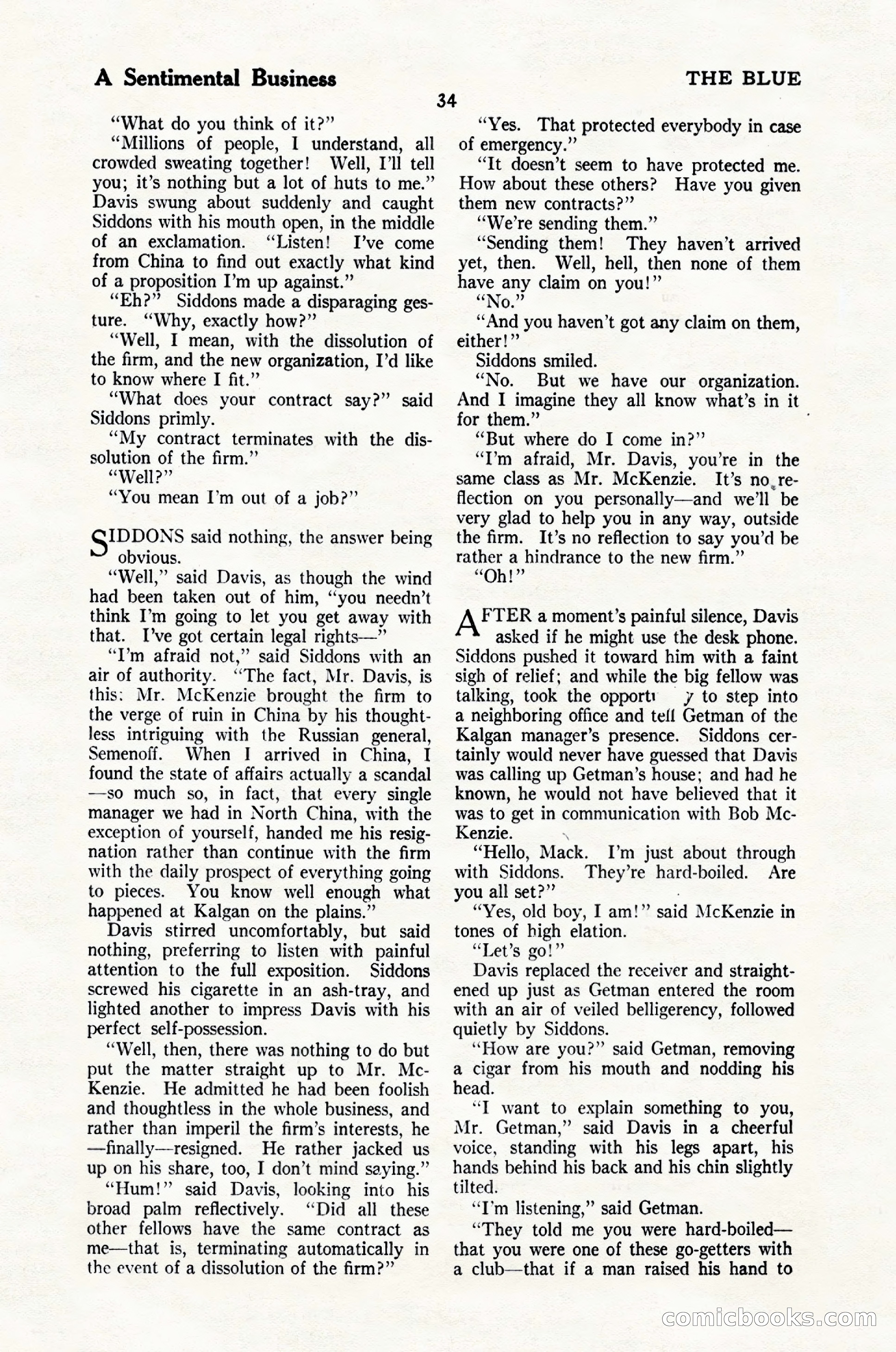 The Blue Book Magazine, June 1924 — page 40 of 216