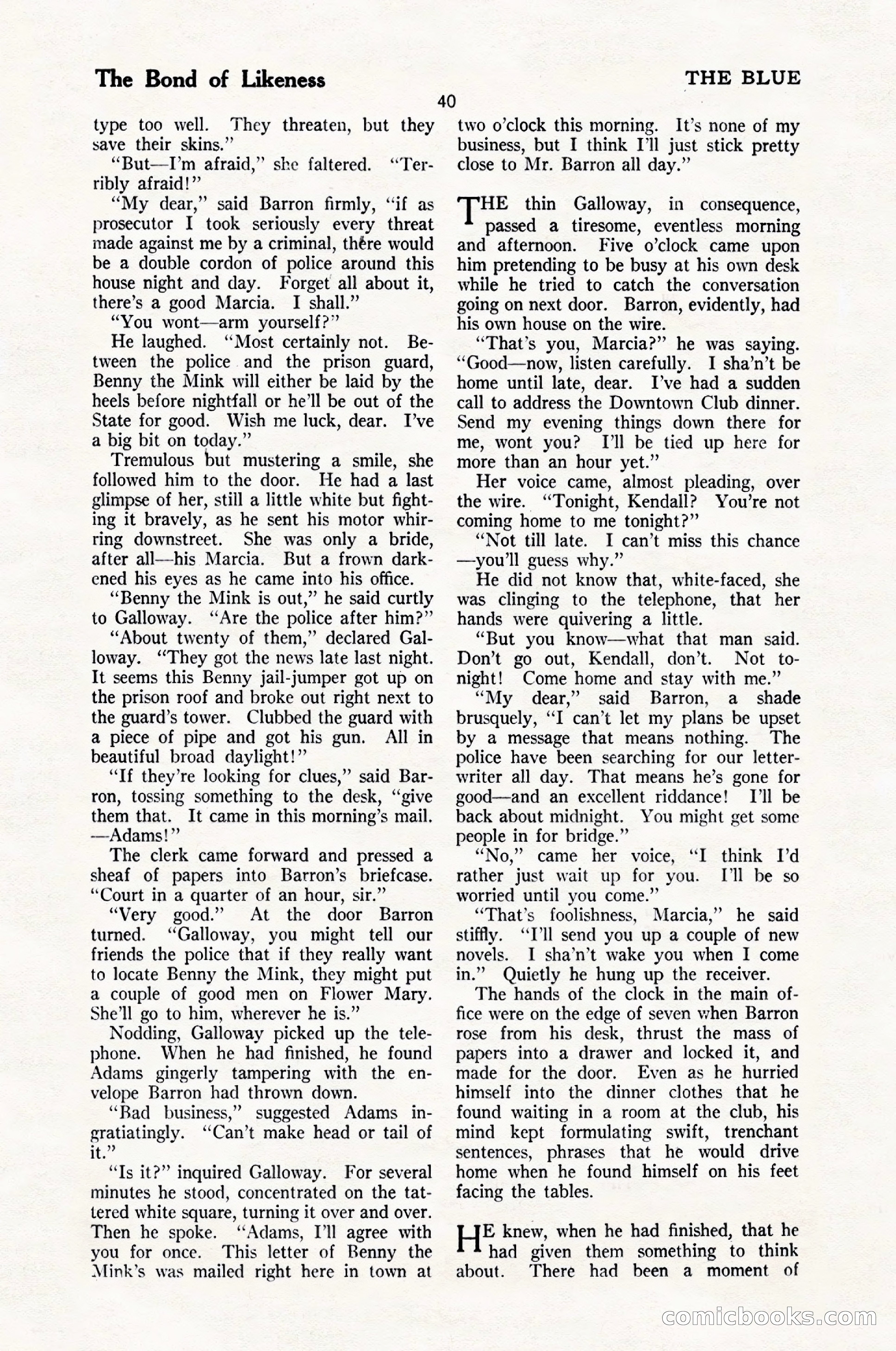 The Blue Book Magazine, June 1924 — page 46 of 216