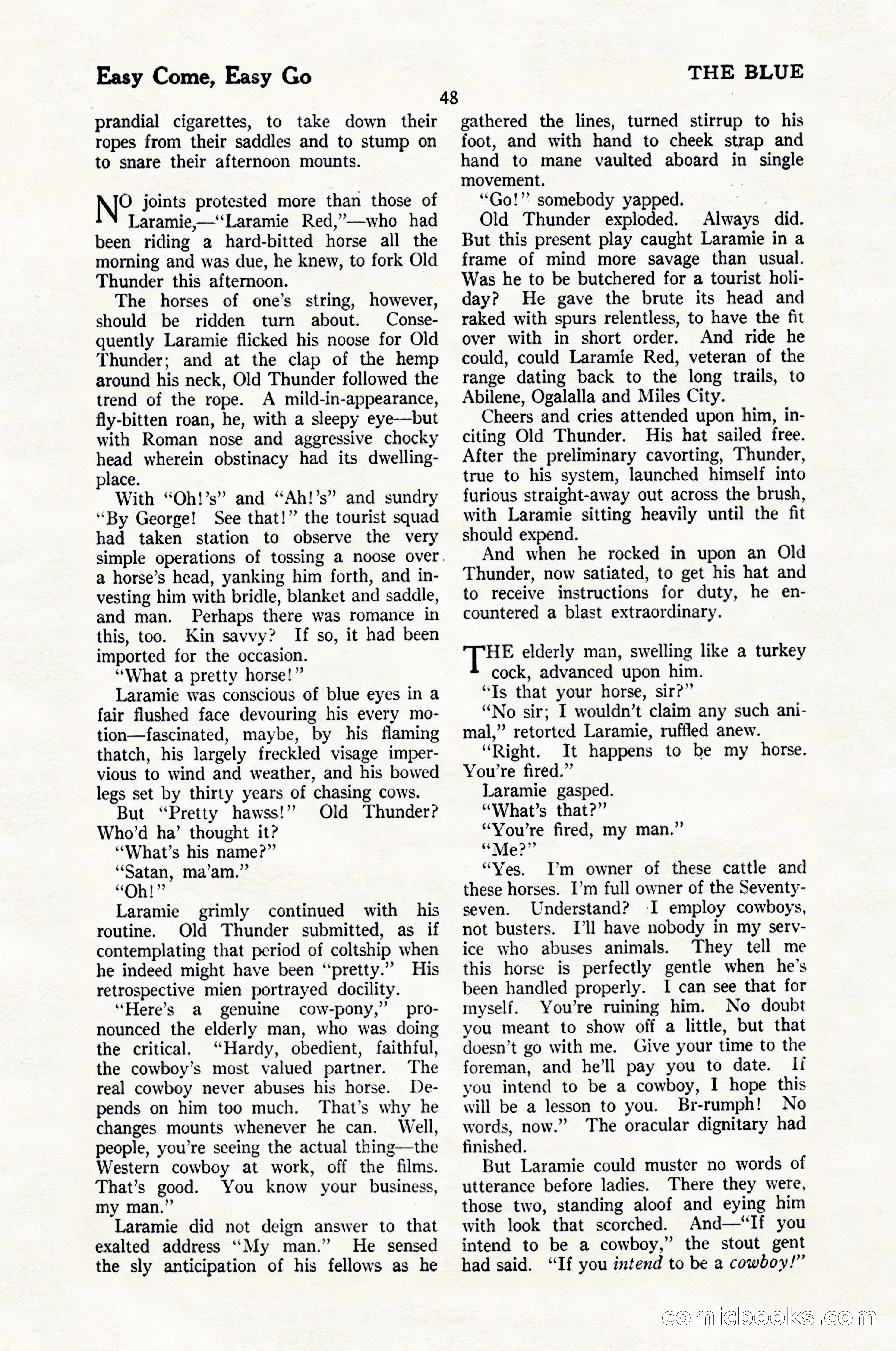 The Blue Book Magazine, June 1924 — page 54 of 216