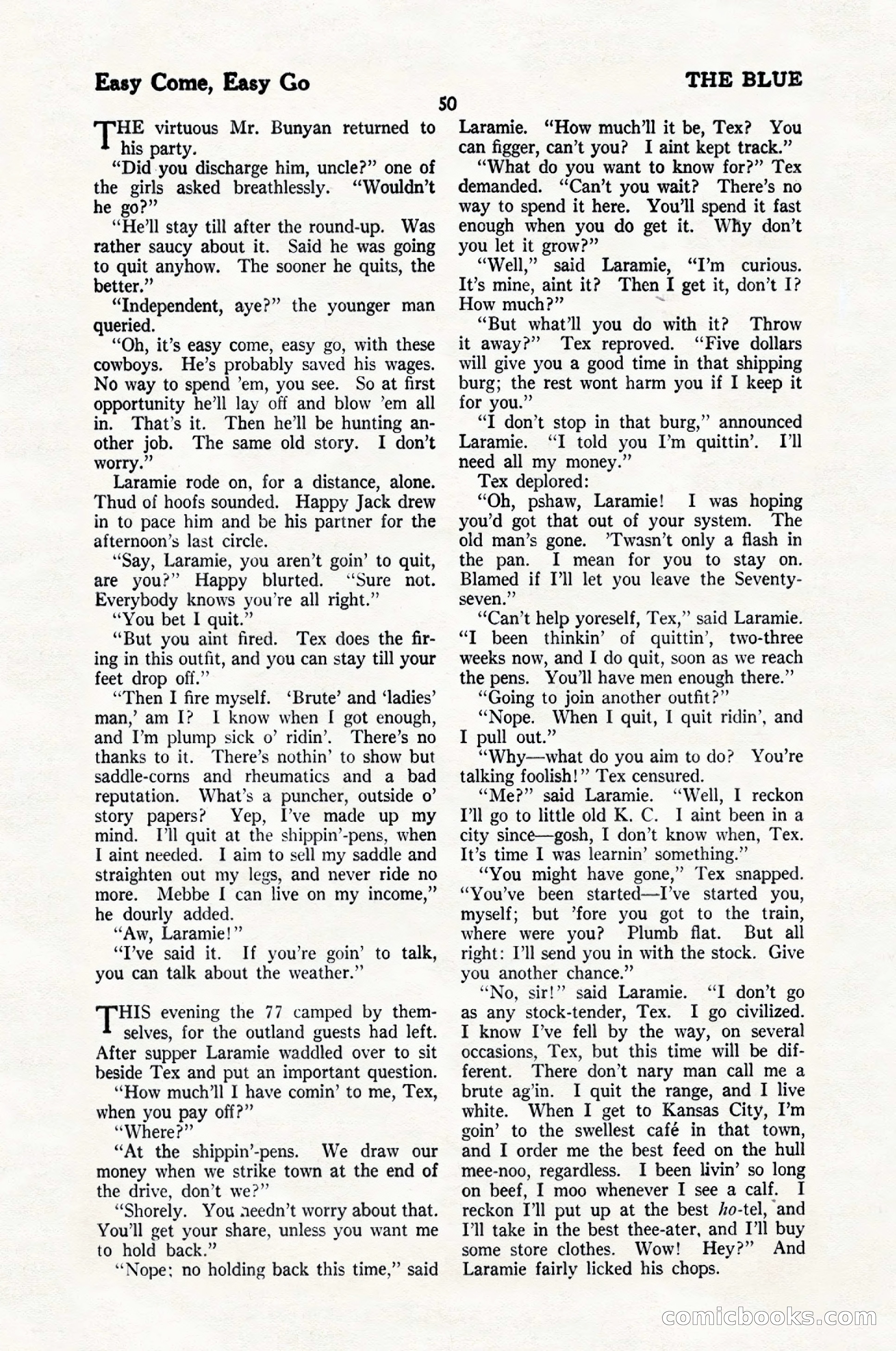 The Blue Book Magazine, June 1924 — page 56 of 216