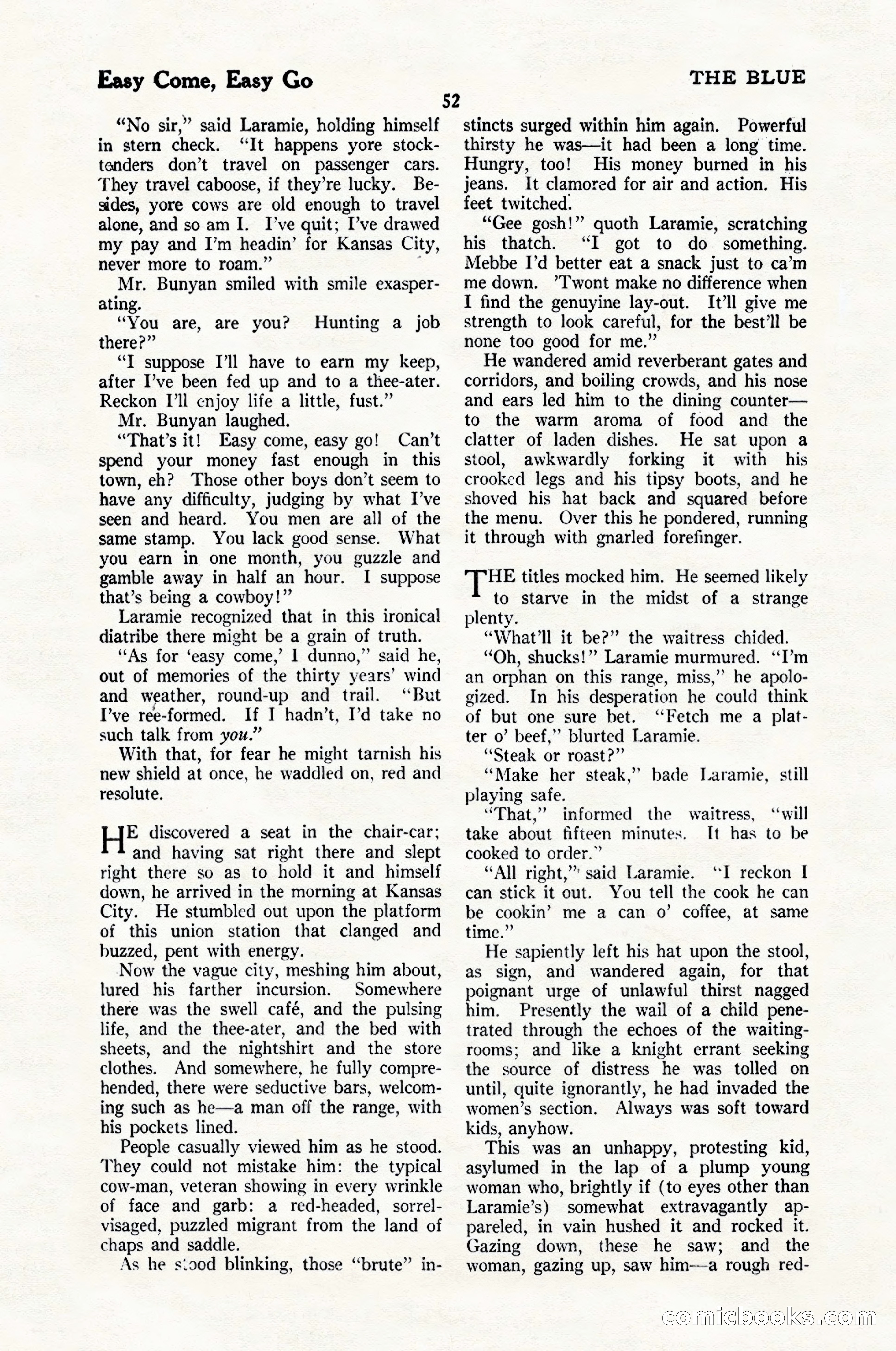 The Blue Book Magazine, June 1924 — page 58 of 216