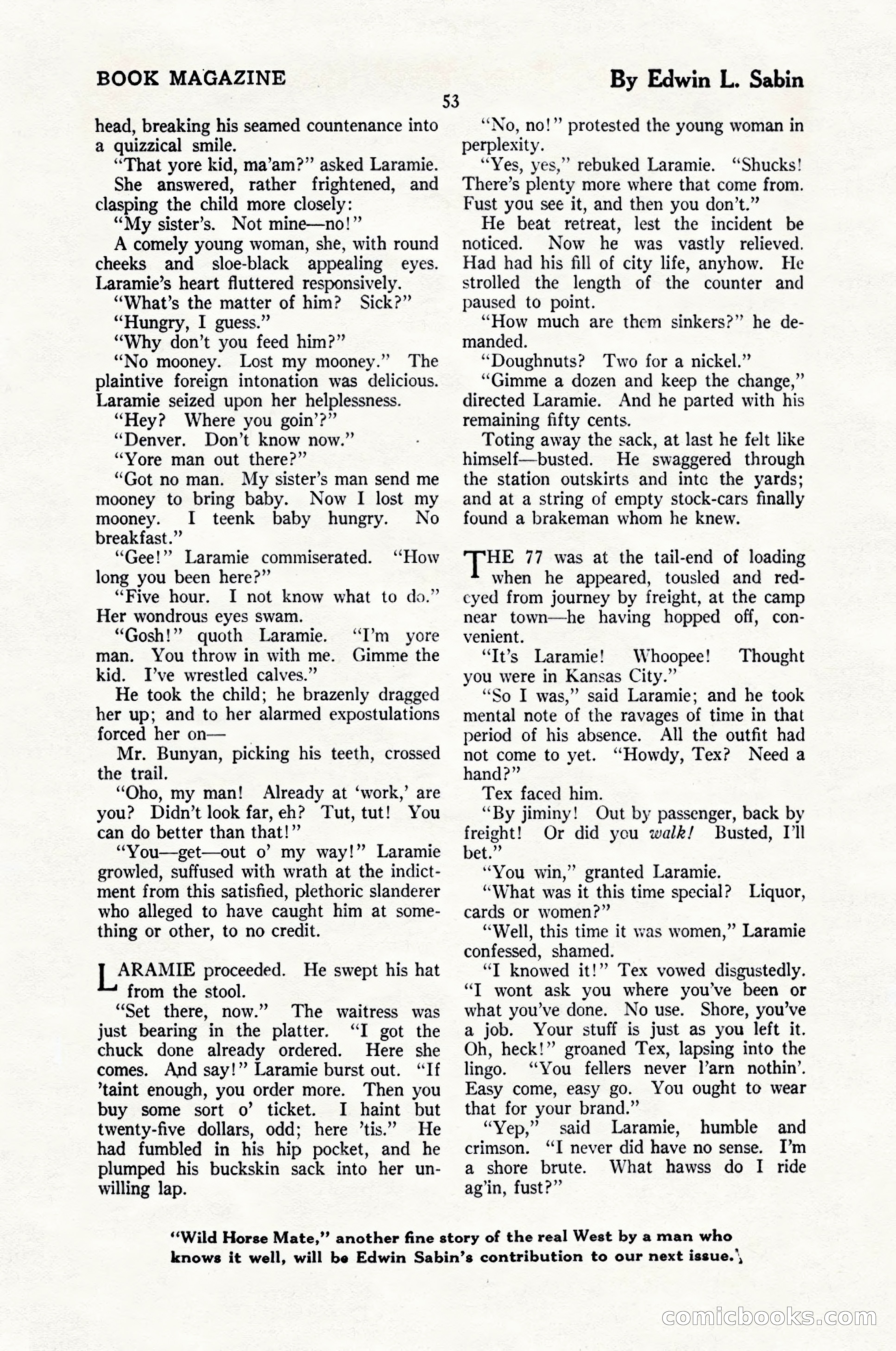 The Blue Book Magazine, June 1924 — page 59 of 216