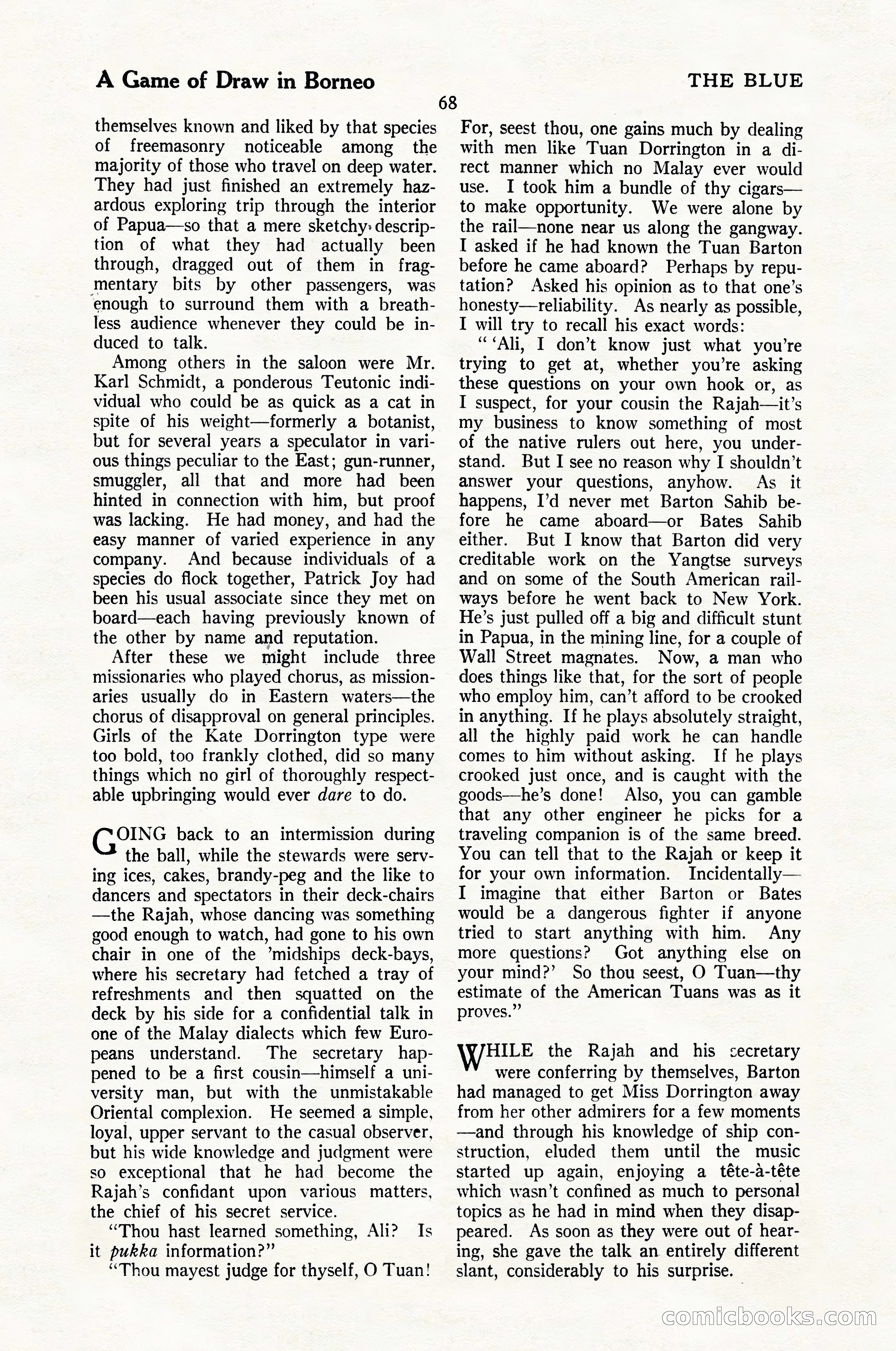 The Blue Book Magazine, June 1924 — page 74 of 216