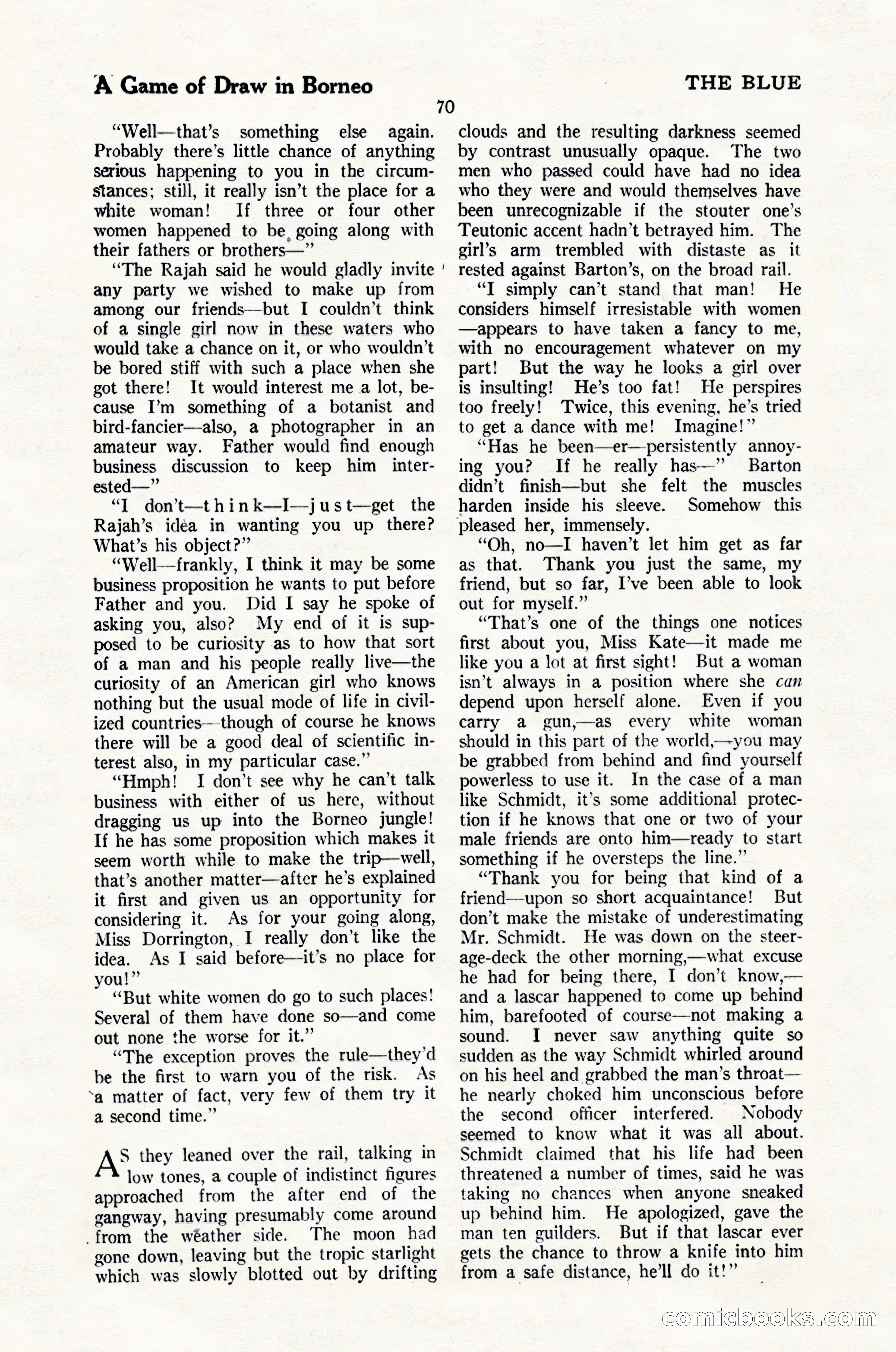 The Blue Book Magazine, June 1924 — page 76 of 216