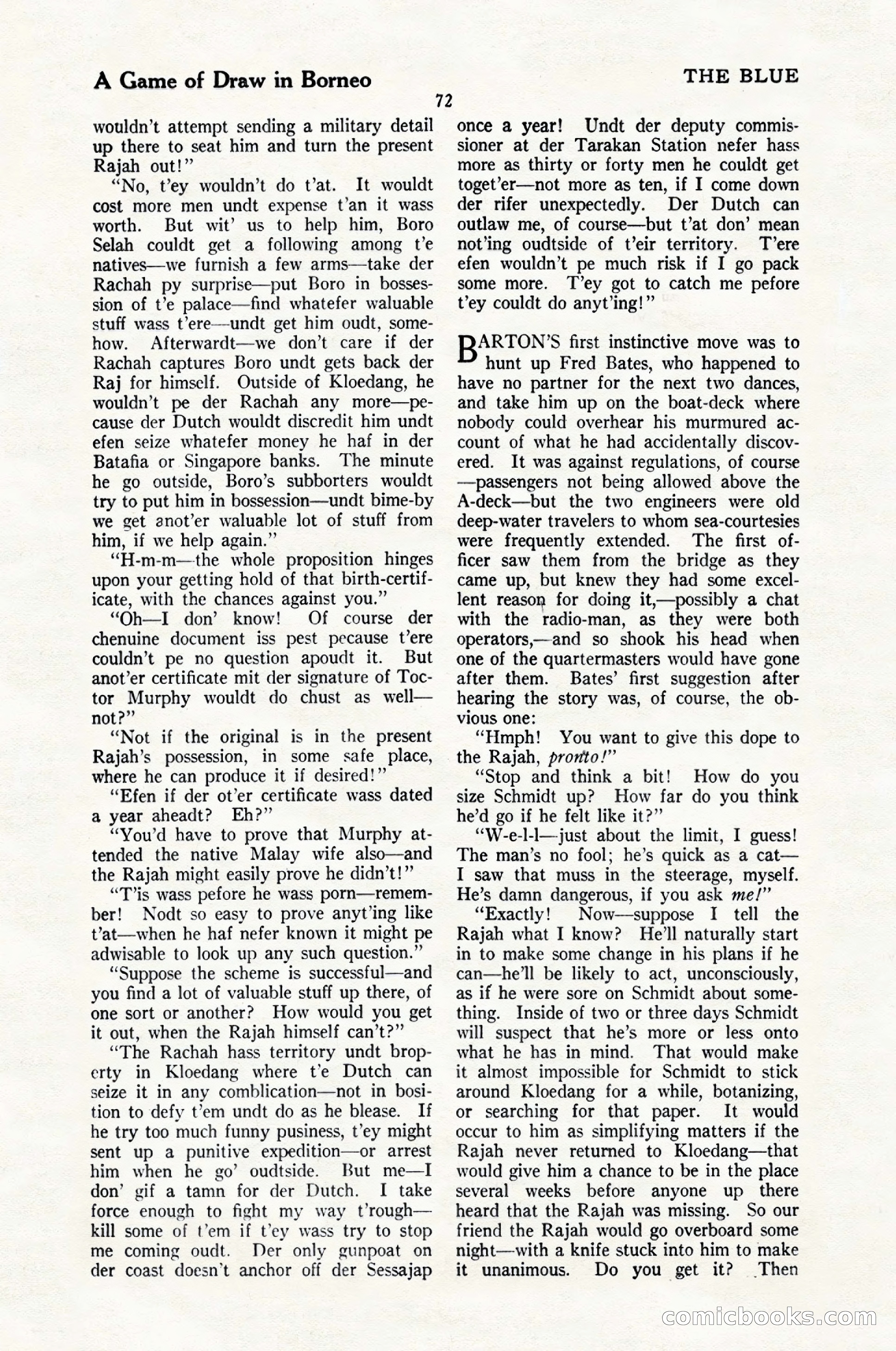 The Blue Book Magazine, June 1924 — page 78 of 216