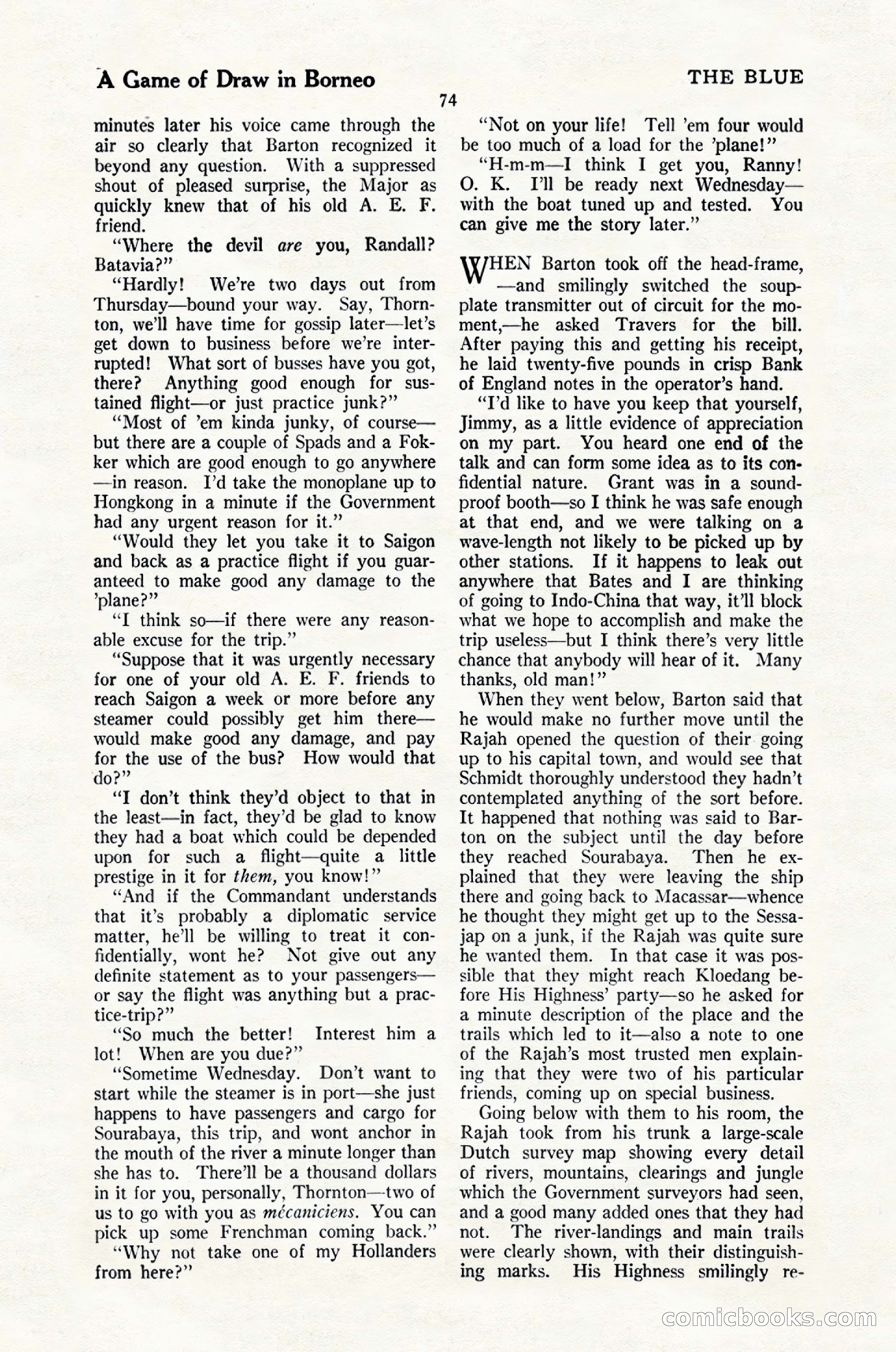 The Blue Book Magazine, June 1924 — page 80 of 216