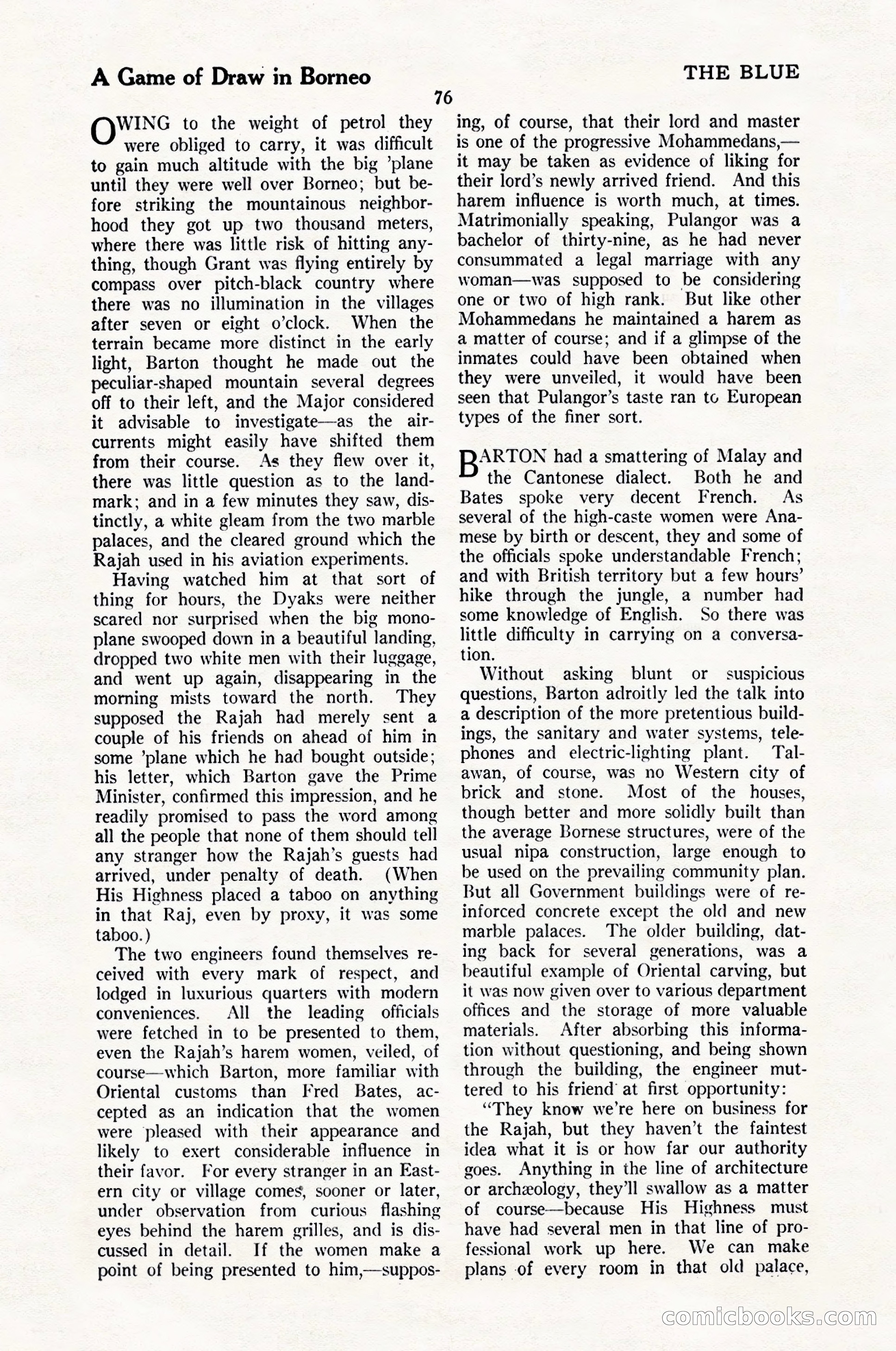 The Blue Book Magazine, June 1924 — page 82 of 216