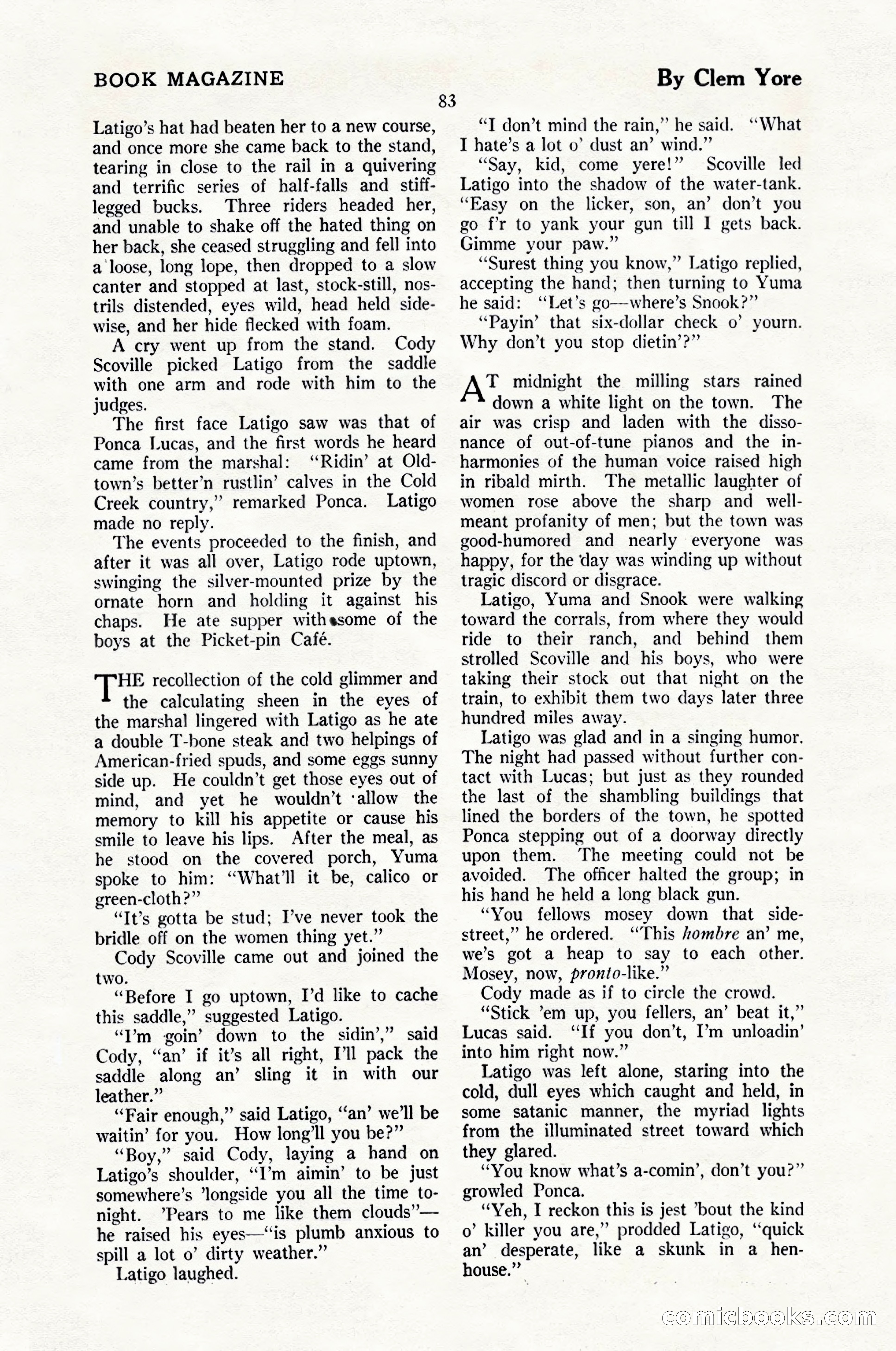 The Blue Book Magazine, June 1924 — page 89 of 216