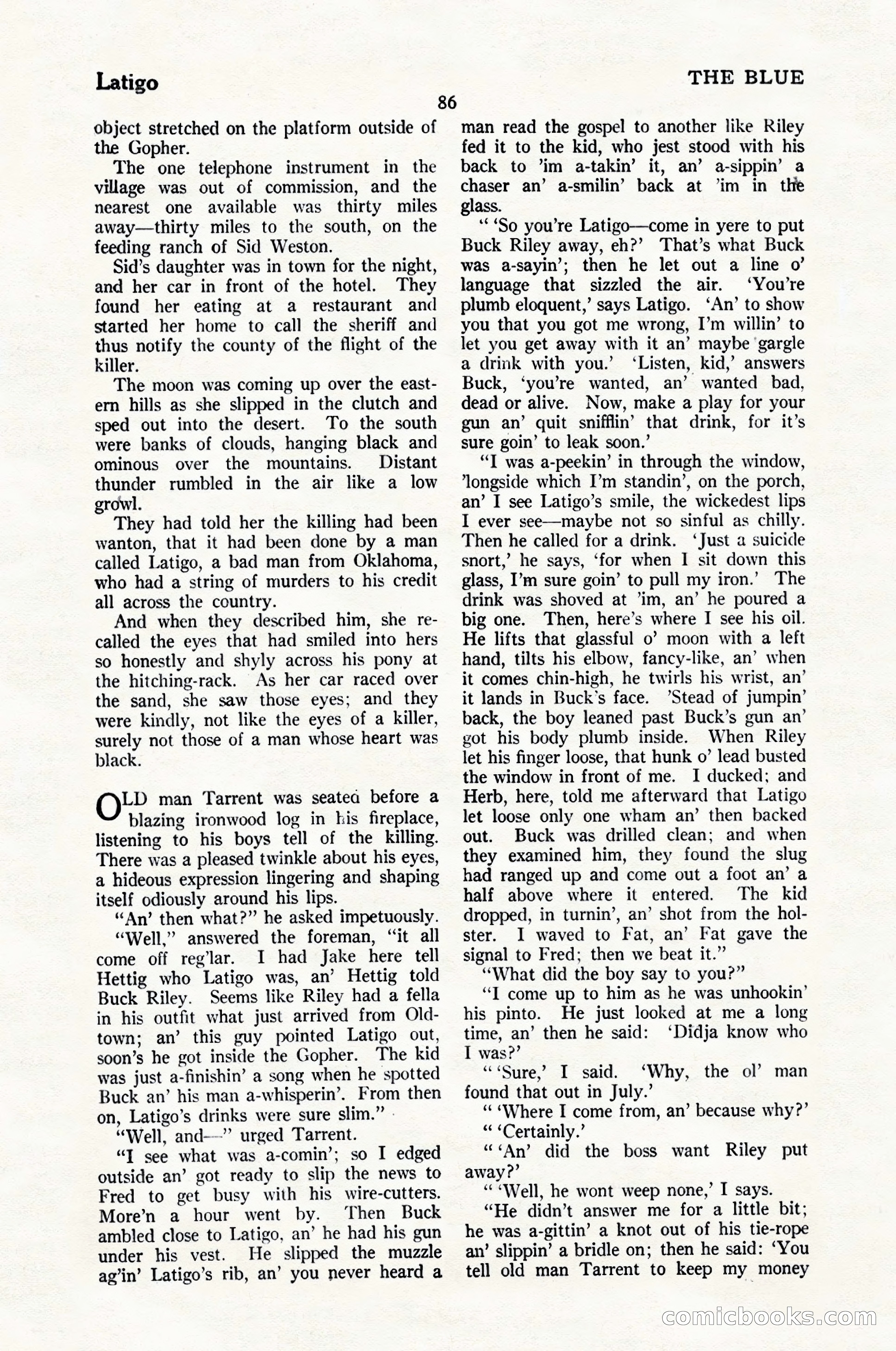 The Blue Book Magazine, June 1924 — page 92 of 216