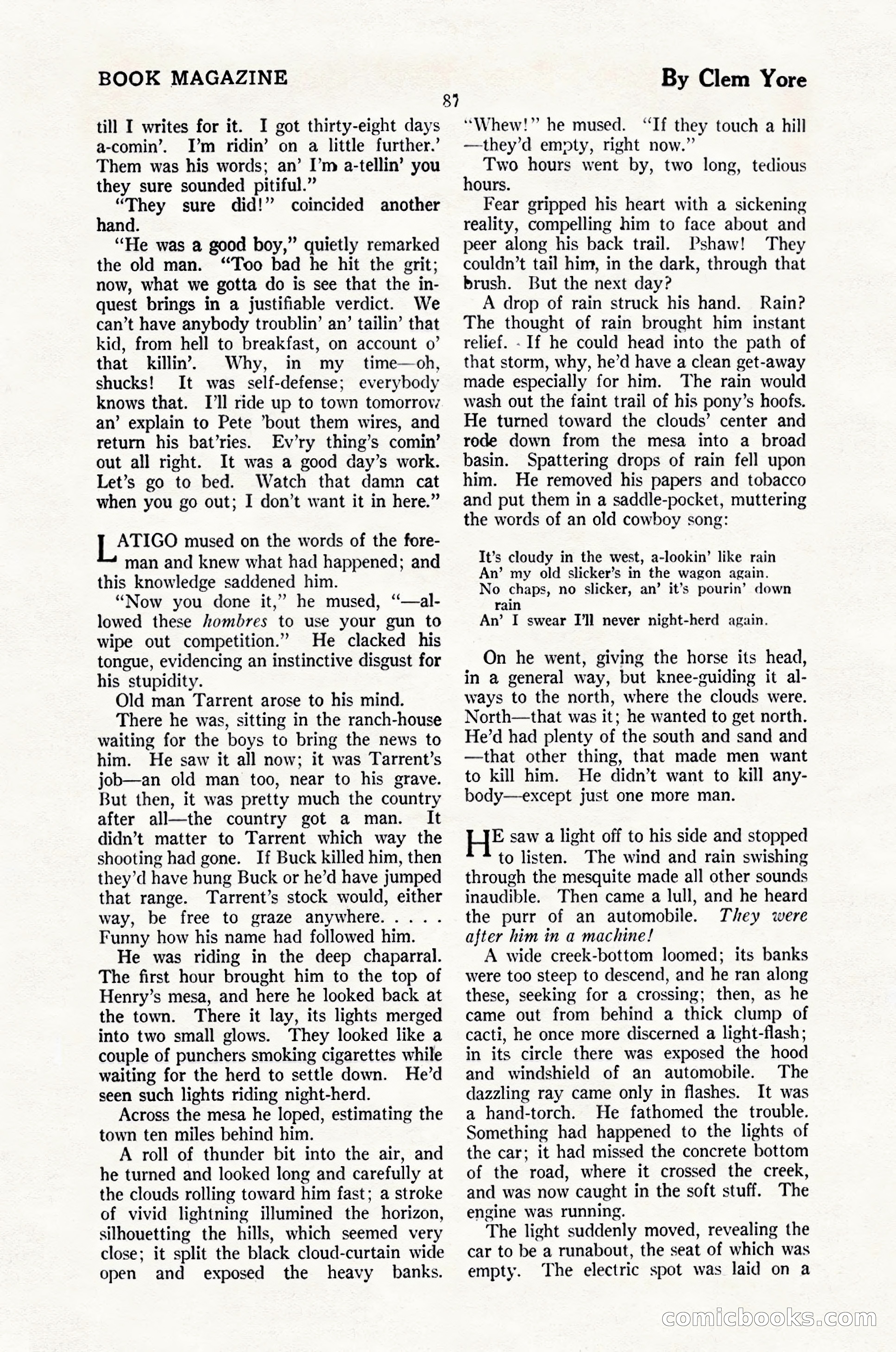 The Blue Book Magazine, June 1924 — page 93 of 216