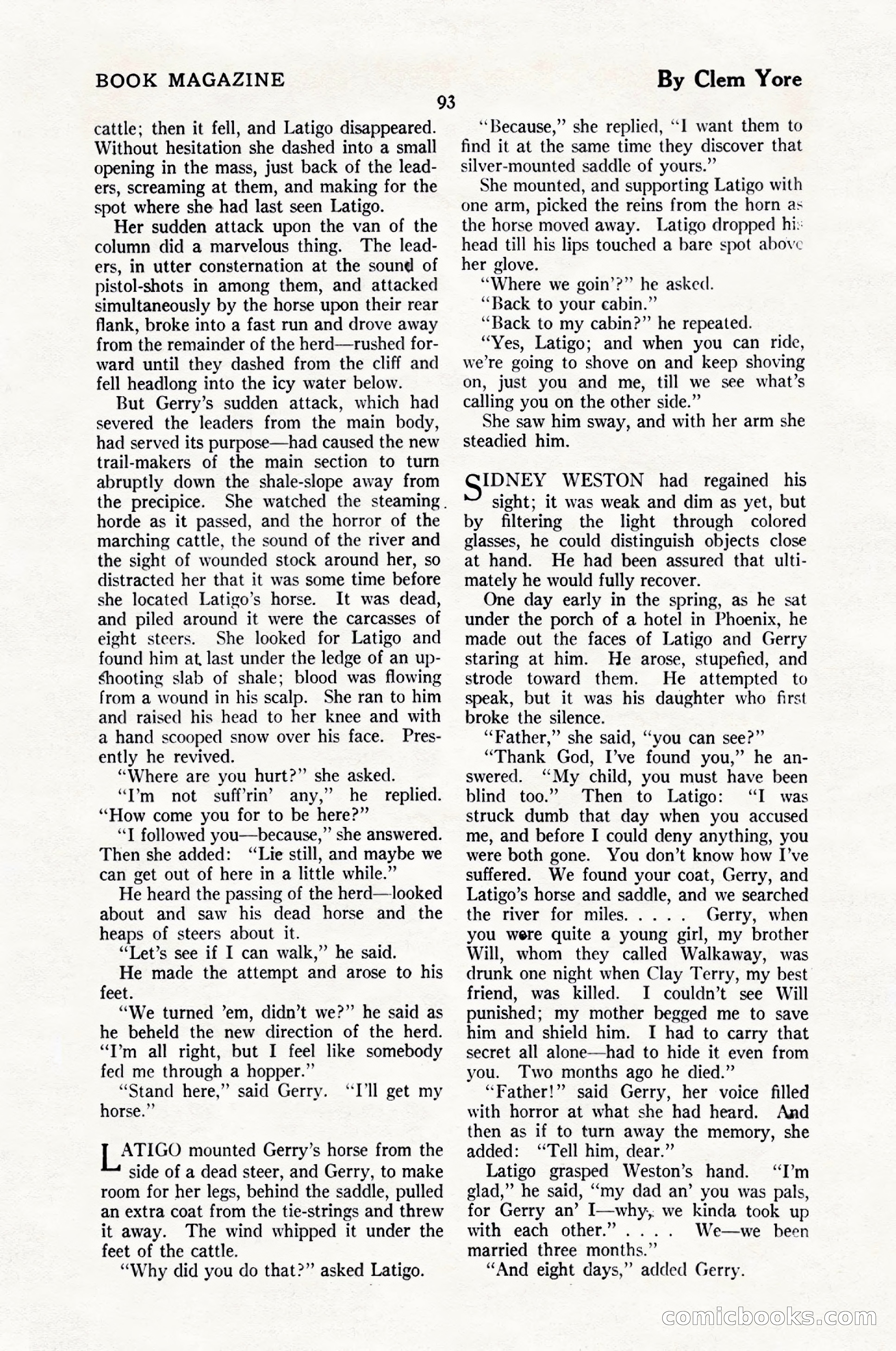 The Blue Book Magazine, June 1924 — page 99 of 216