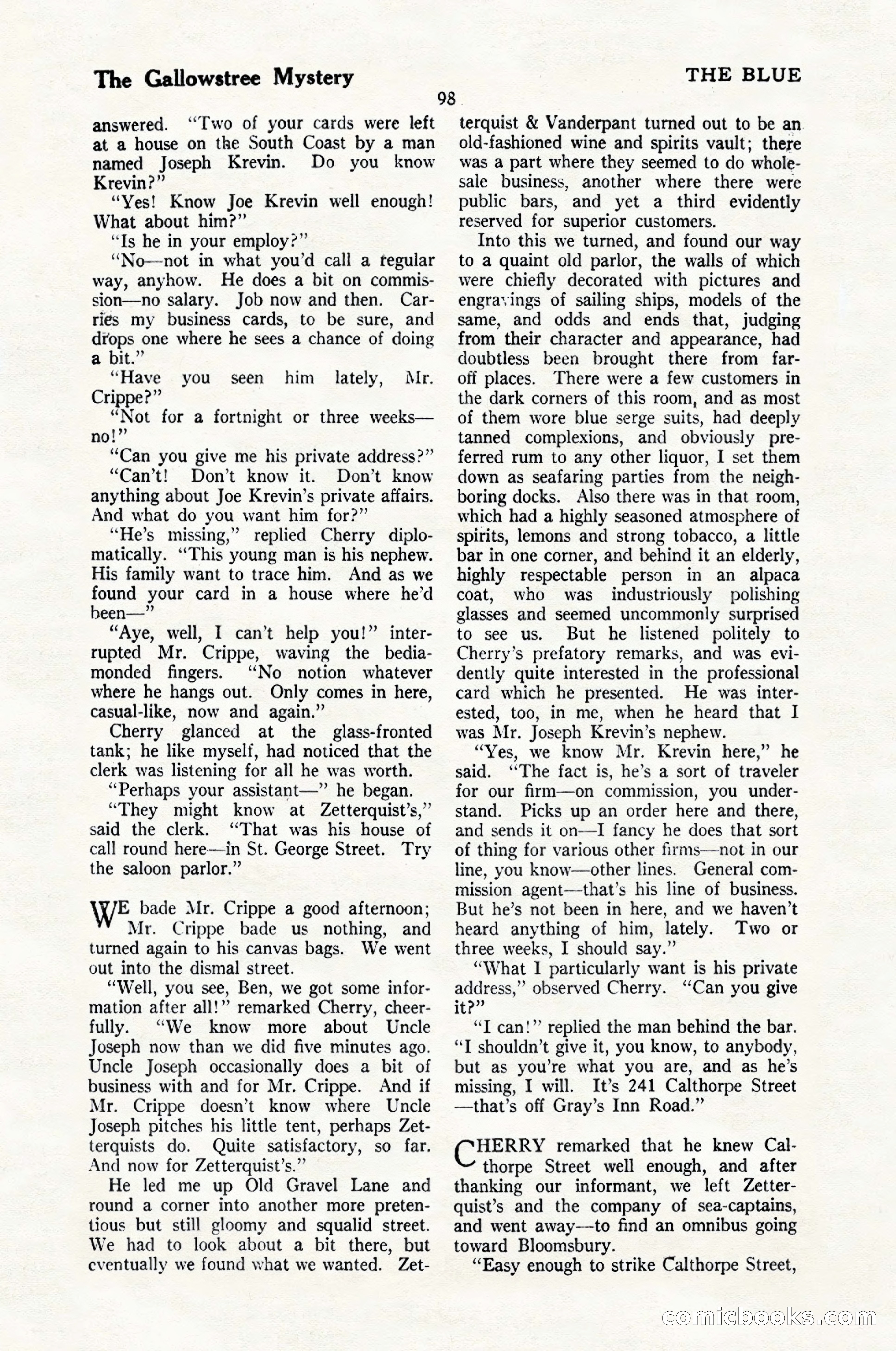 The Blue Book Magazine, June 1924 — page 104 of 216