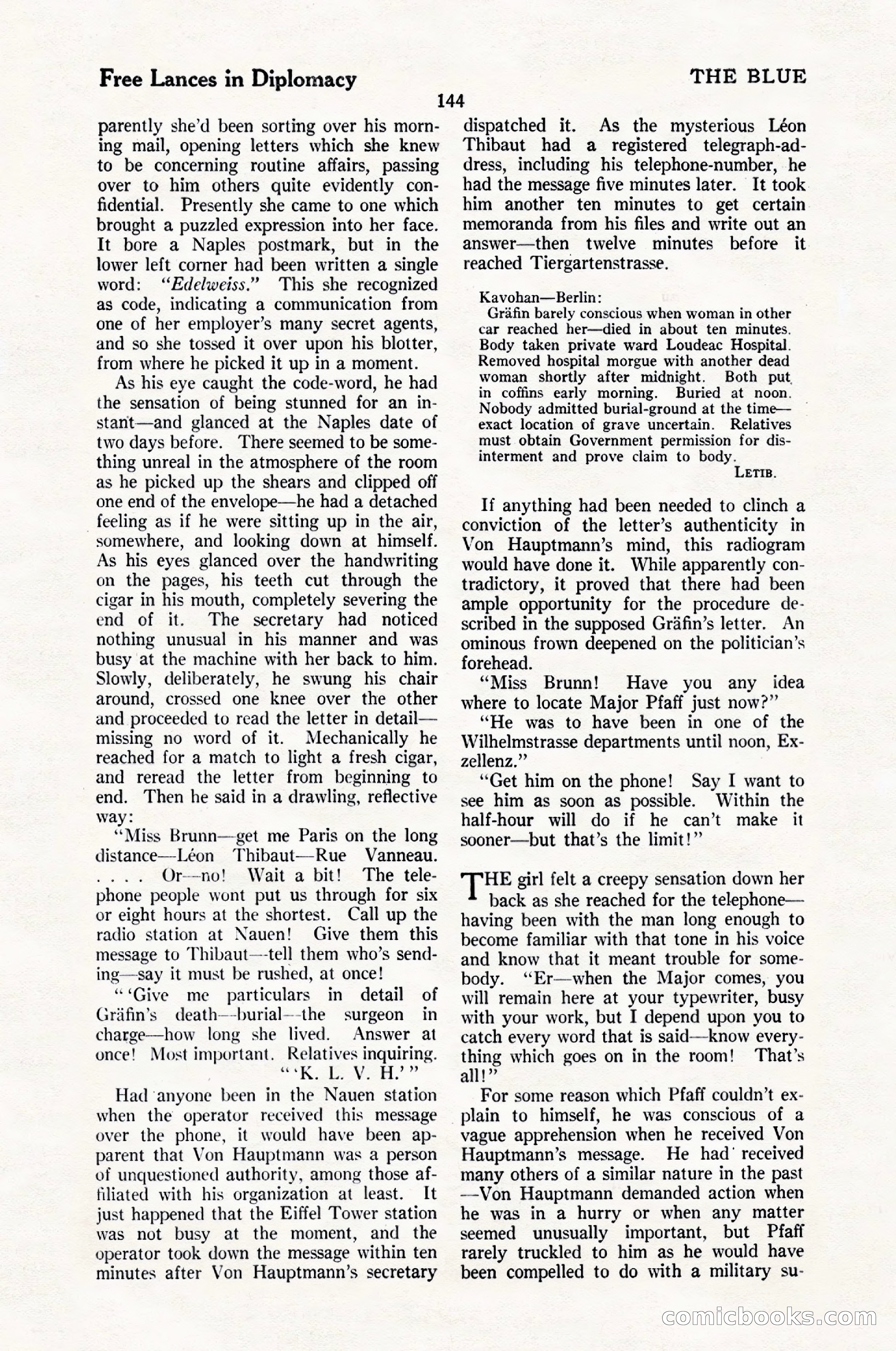 The Blue Book Magazine, June 1924 — page 150 of 216