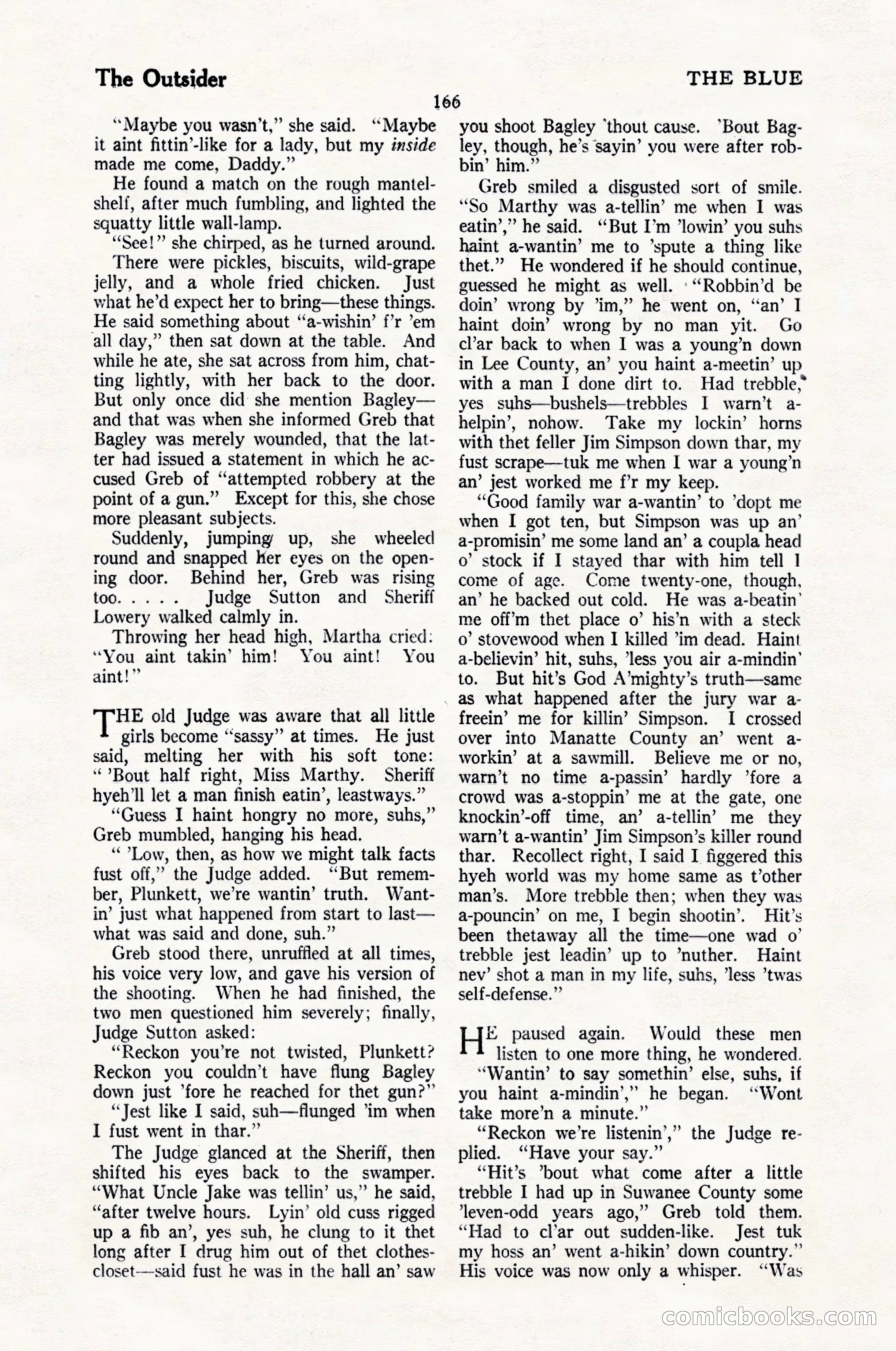 The Blue Book Magazine, June 1924 — page 172 of 216