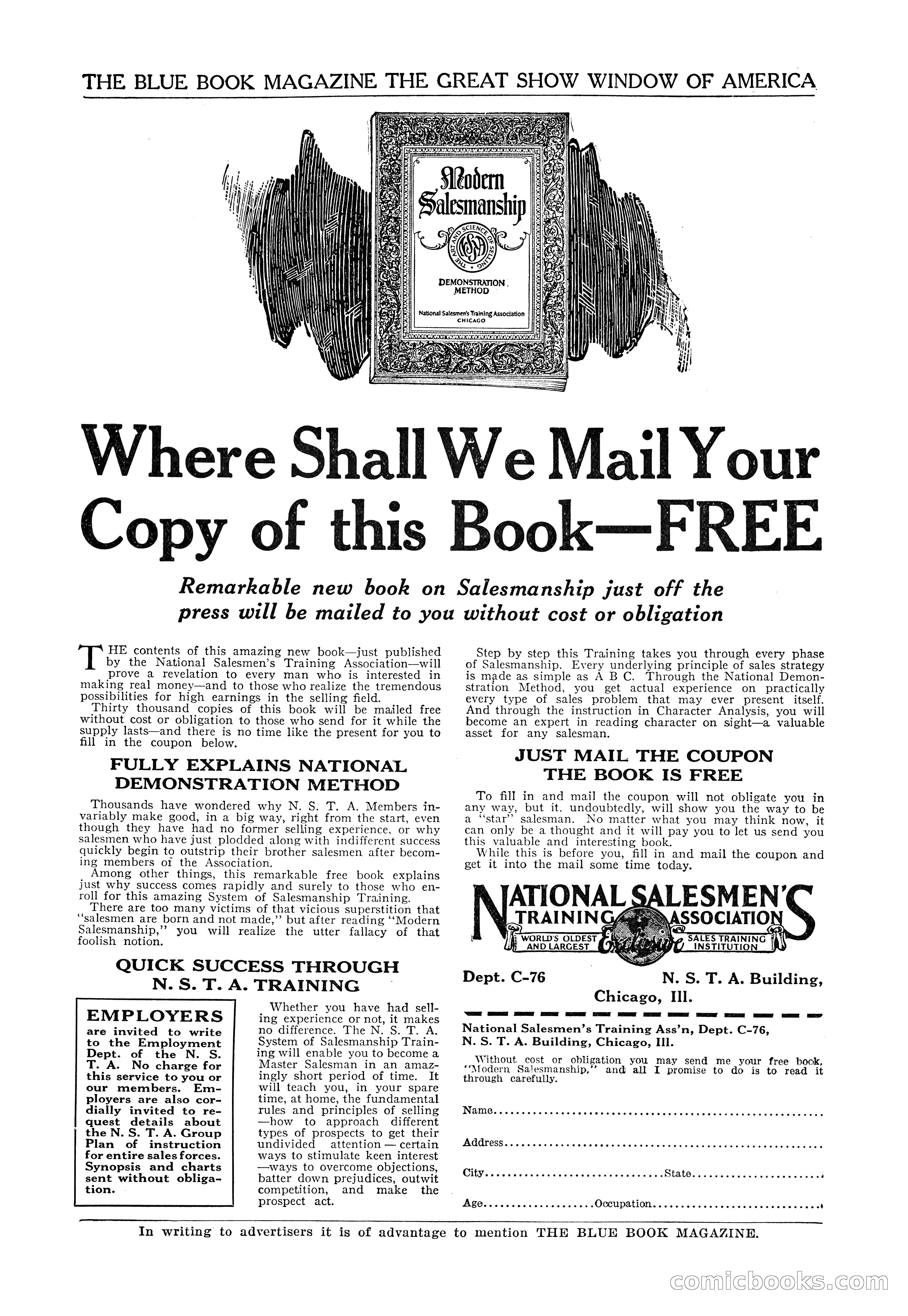 The Blue Book Magazine, March 1926 — page 3 of 208