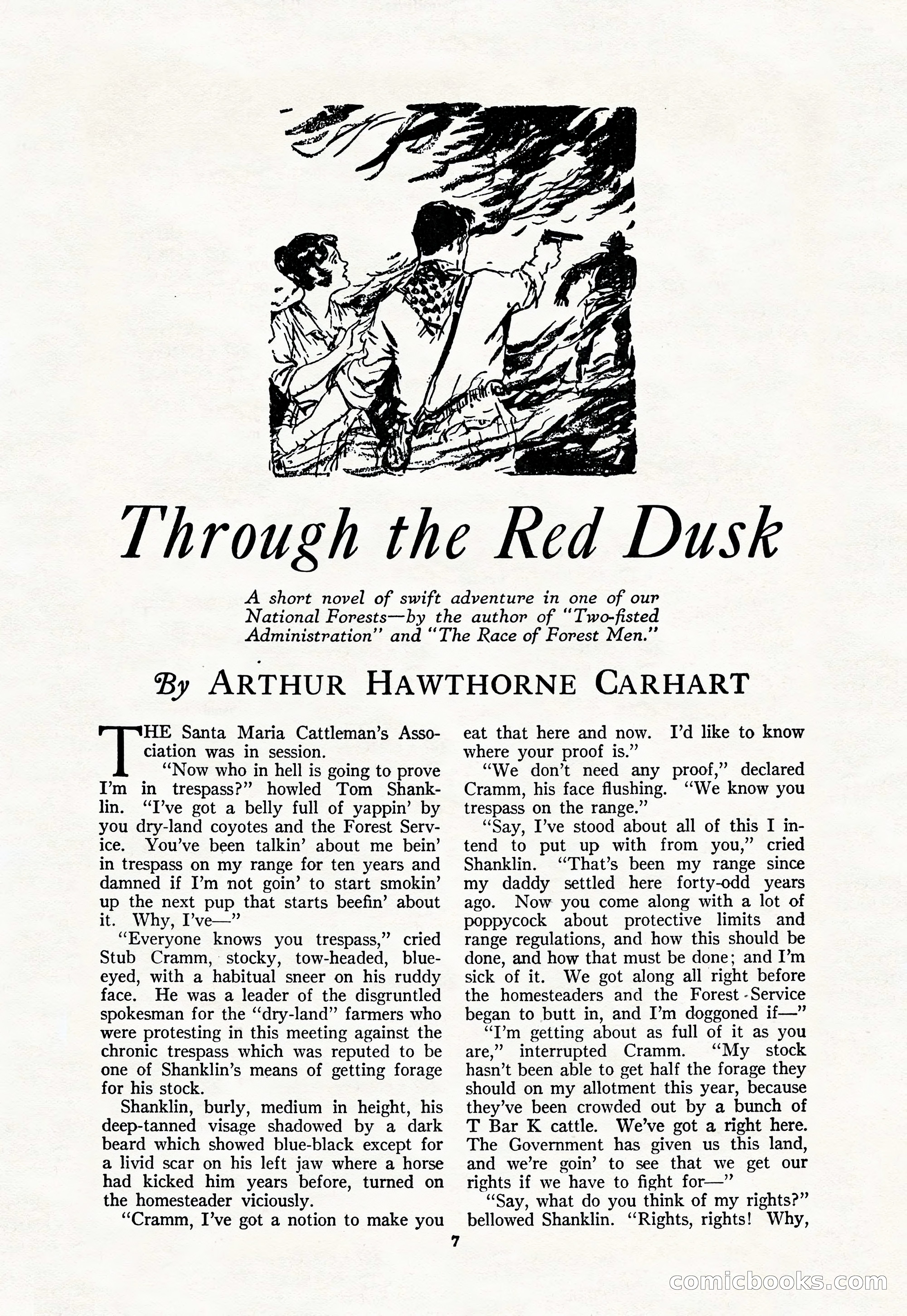 The Blue Book Magazine, March 1926 — page 9 of 208