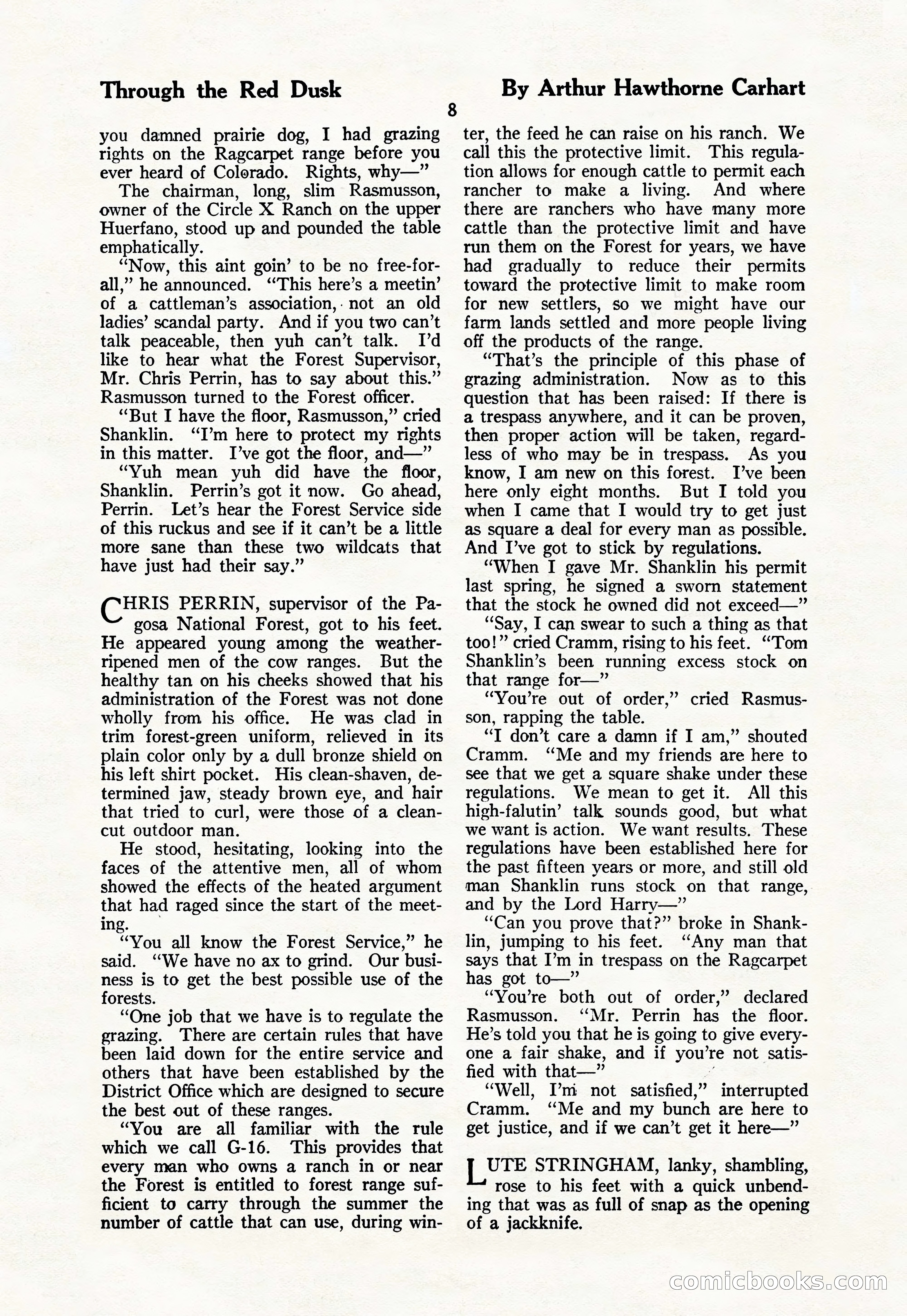 The Blue Book Magazine, March 1926 — page 10 of 208