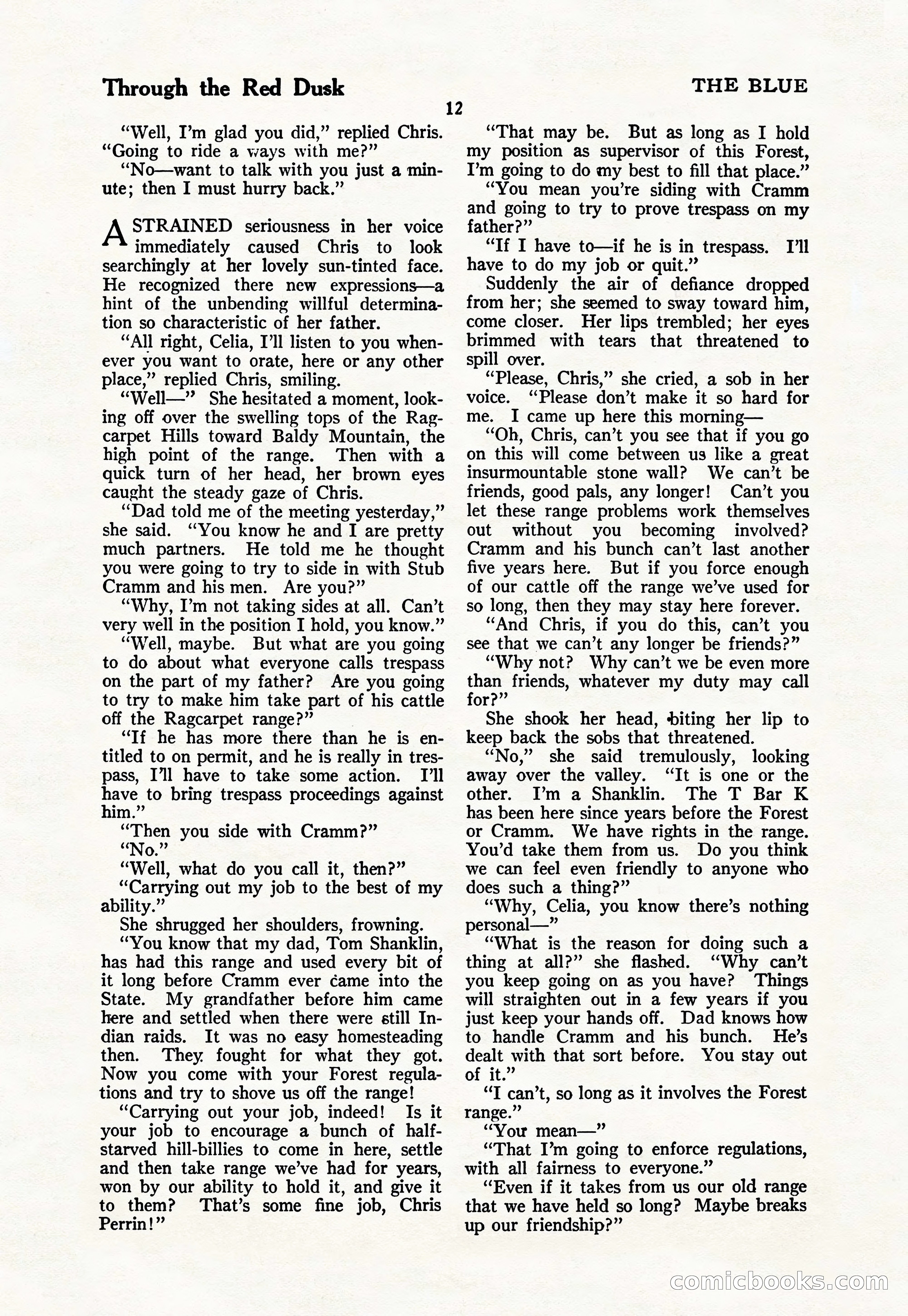 The Blue Book Magazine, March 1926 — page 14 of 208