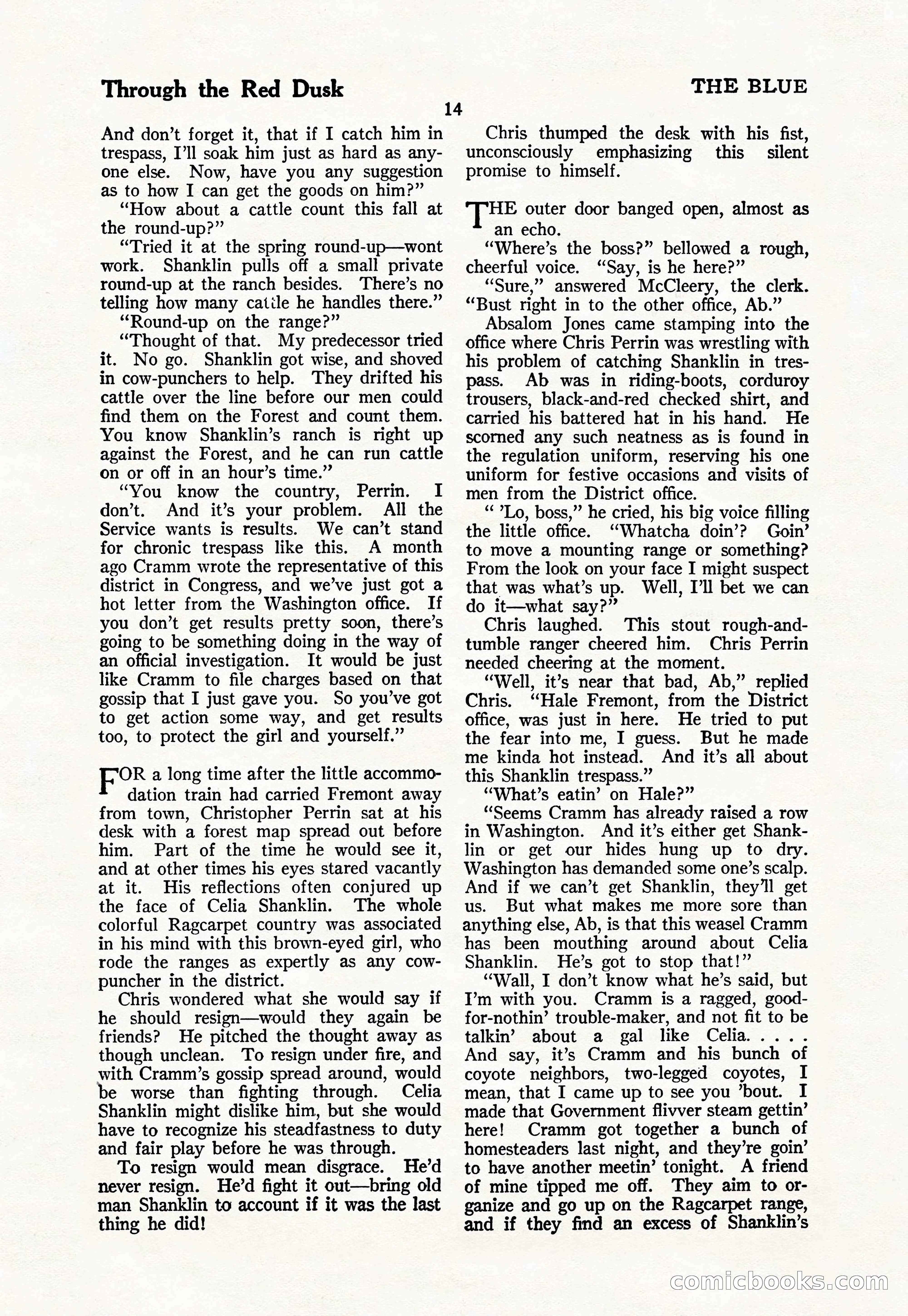 The Blue Book Magazine, March 1926 — page 16 of 208