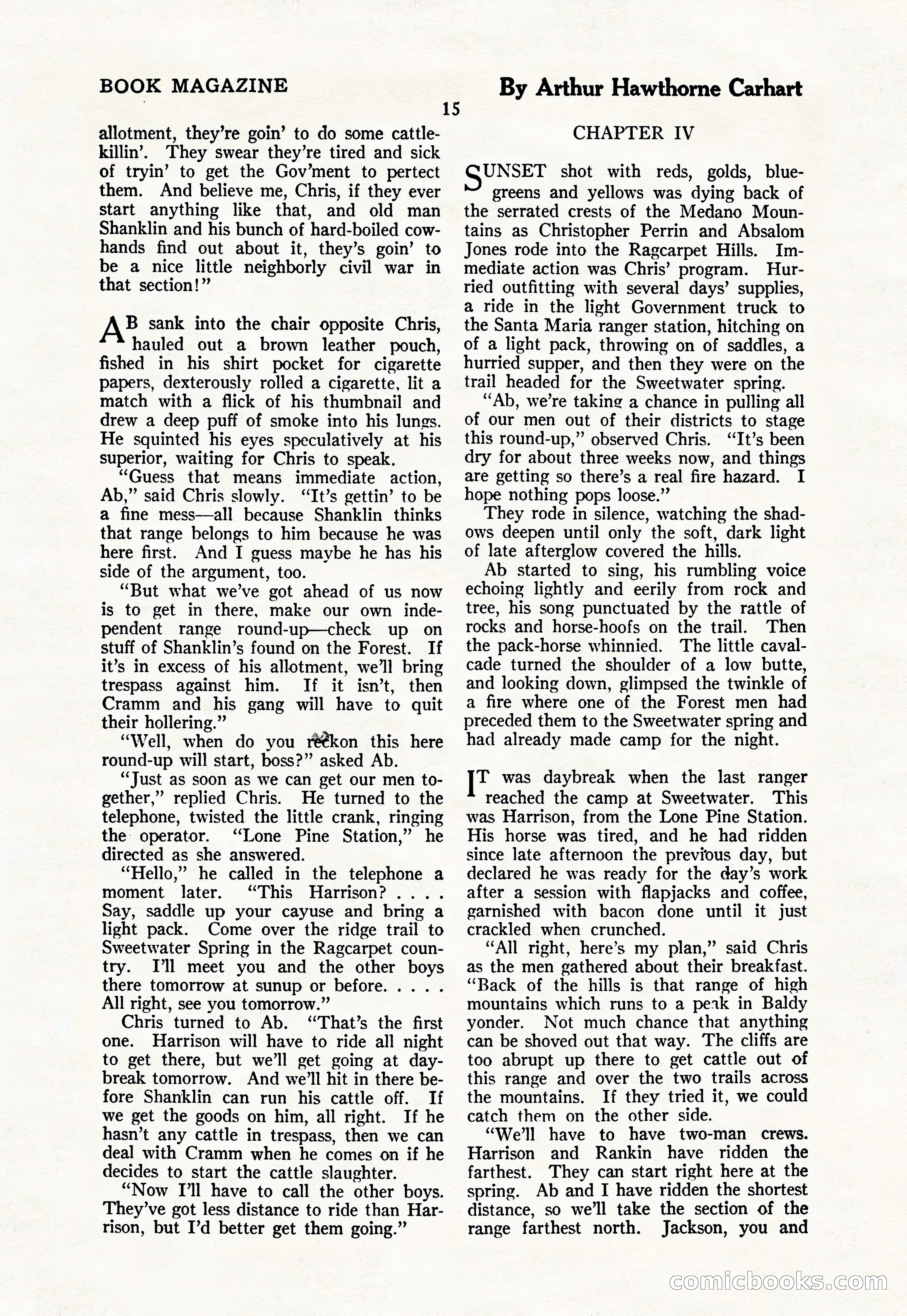 The Blue Book Magazine, March 1926 — page 17 of 208