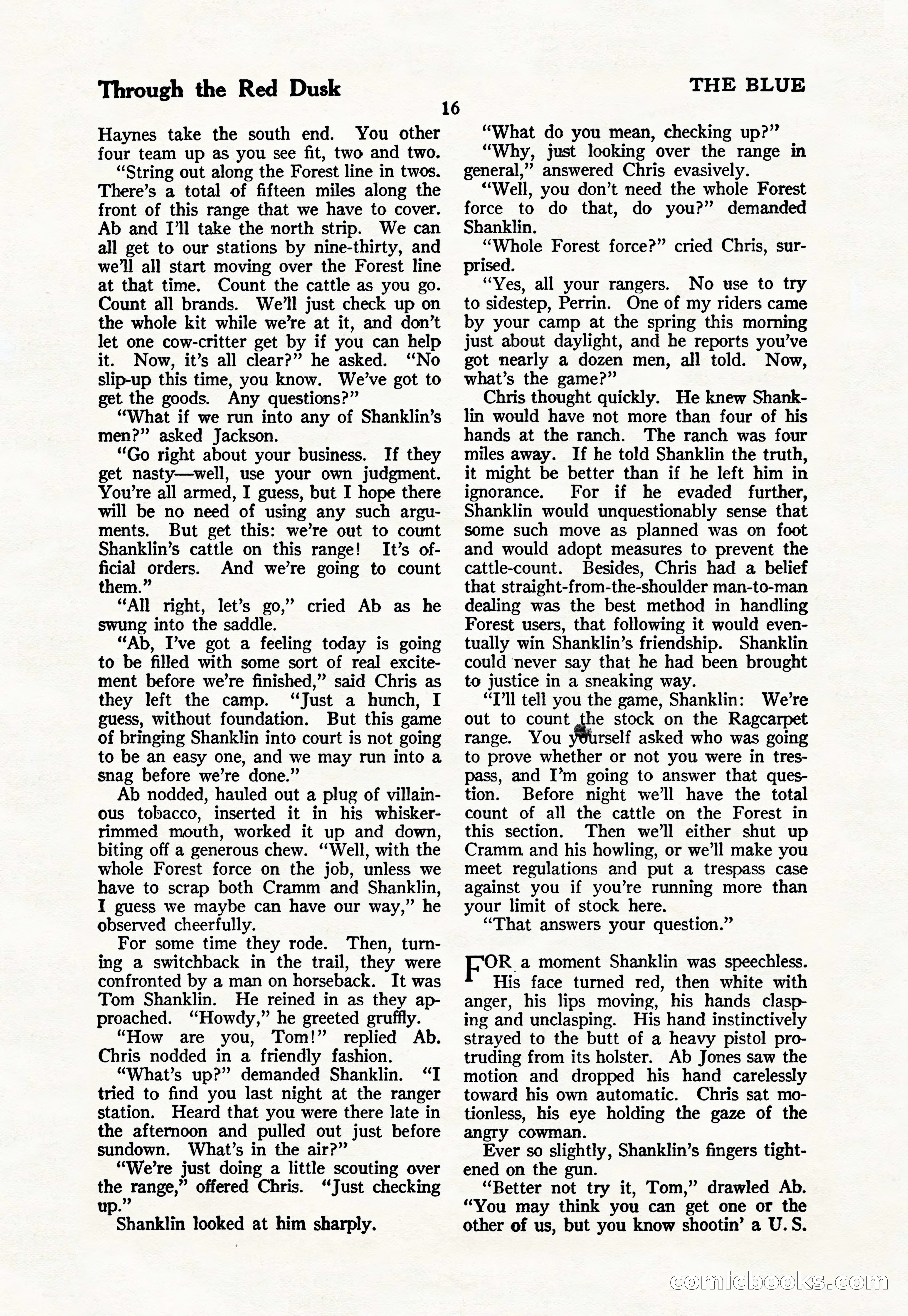 The Blue Book Magazine, March 1926 — page 18 of 208