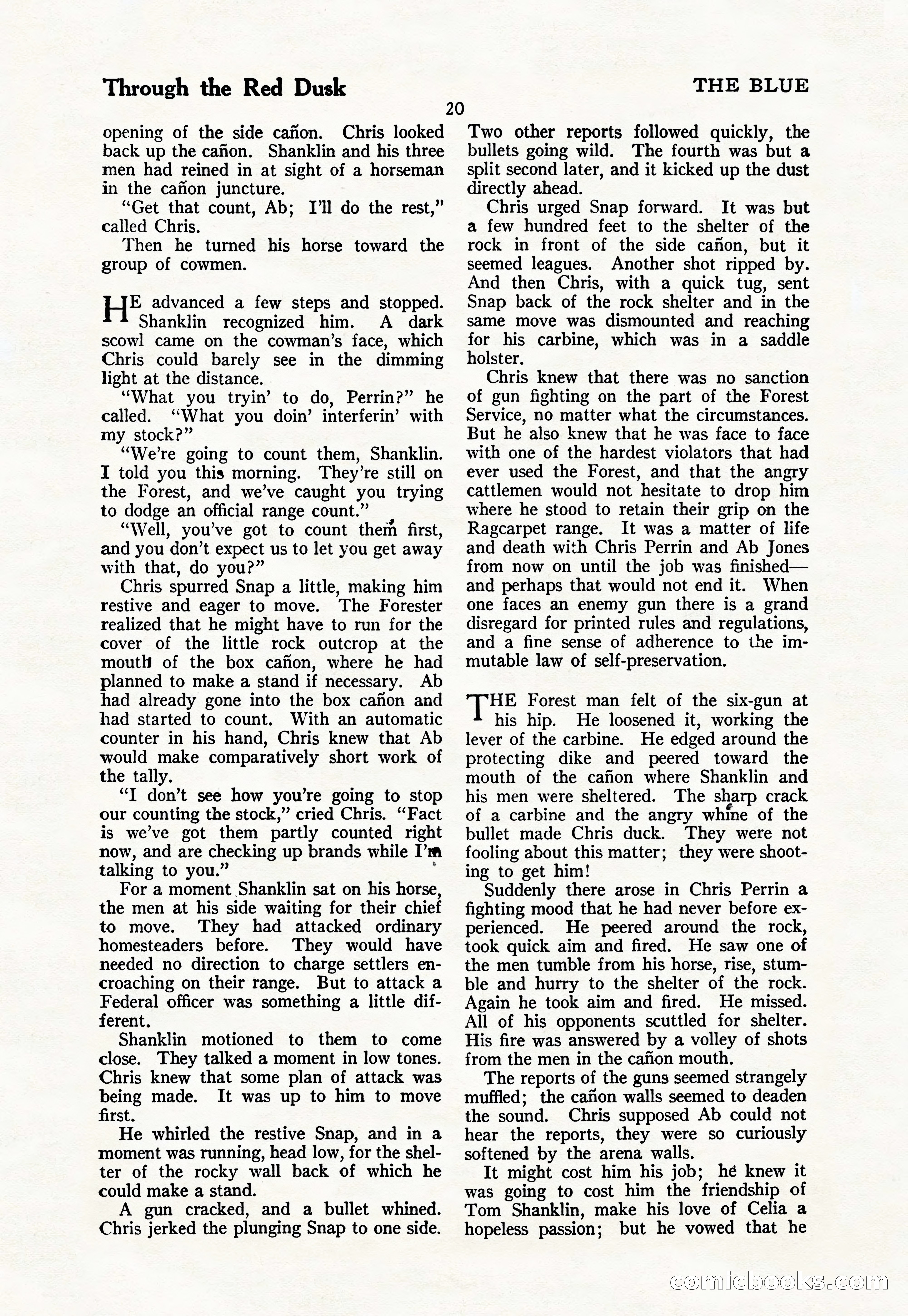 The Blue Book Magazine, March 1926 — page 22 of 208