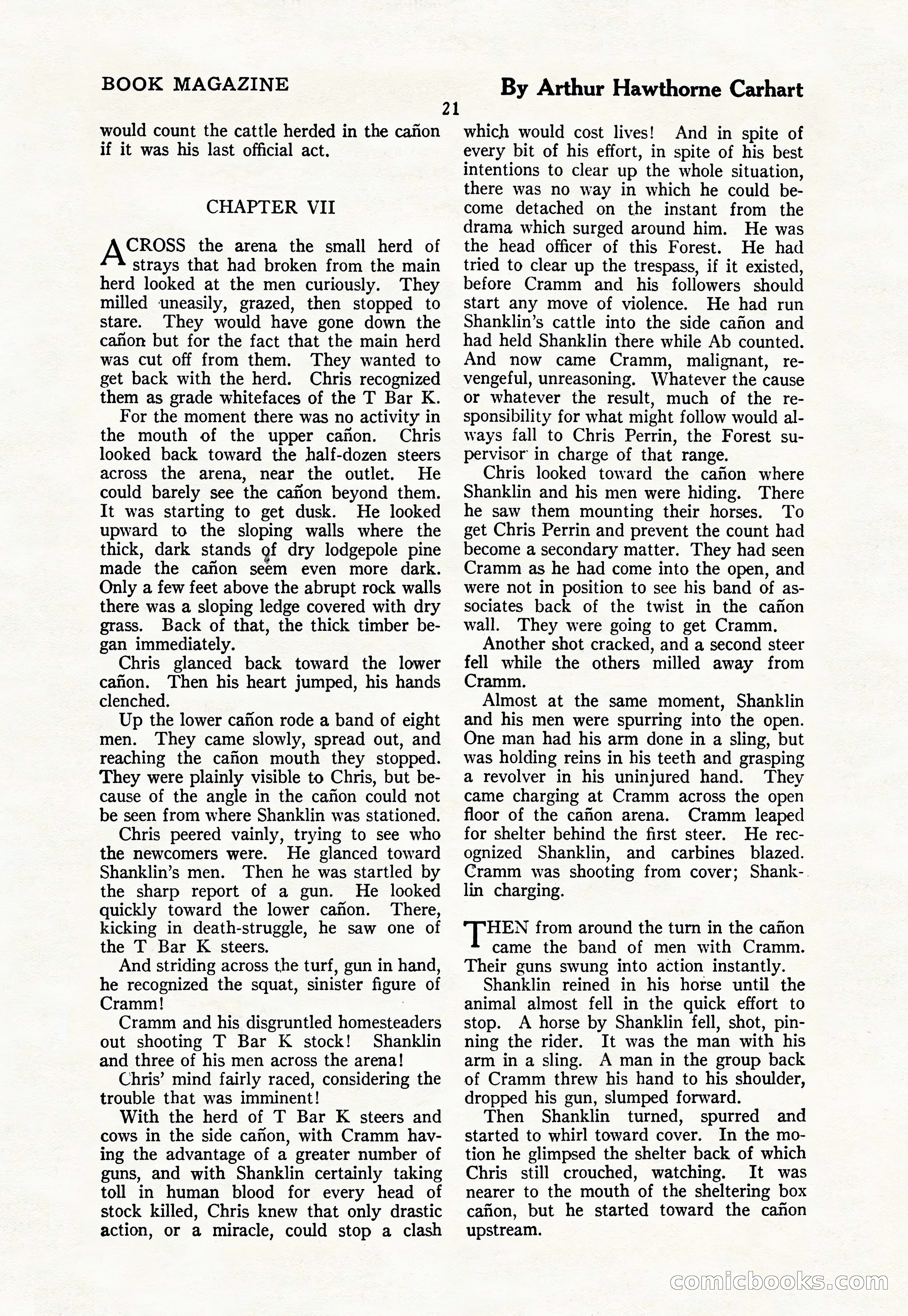 The Blue Book Magazine, March 1926 — page 23 of 208