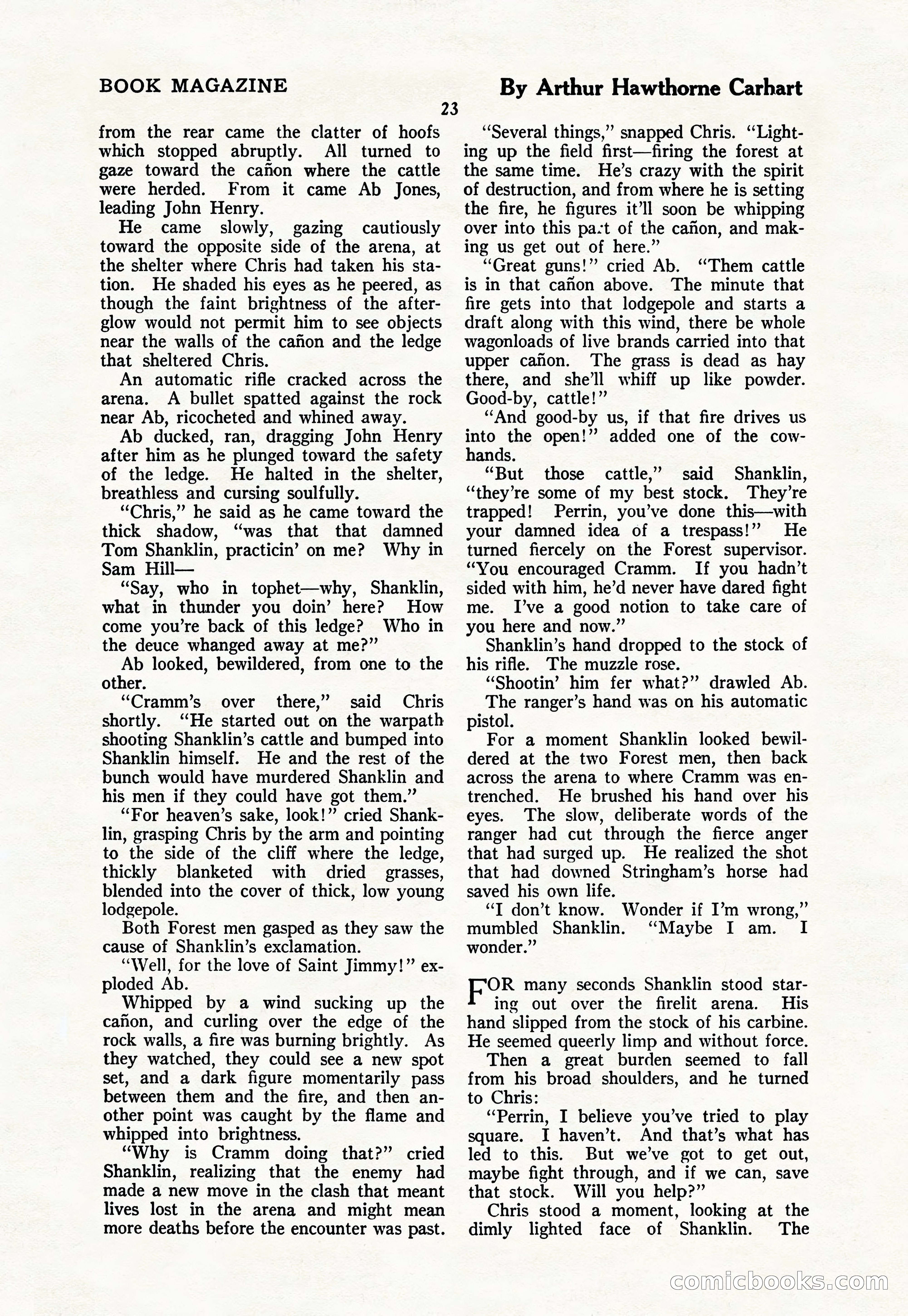 The Blue Book Magazine, March 1926 — page 25 of 208