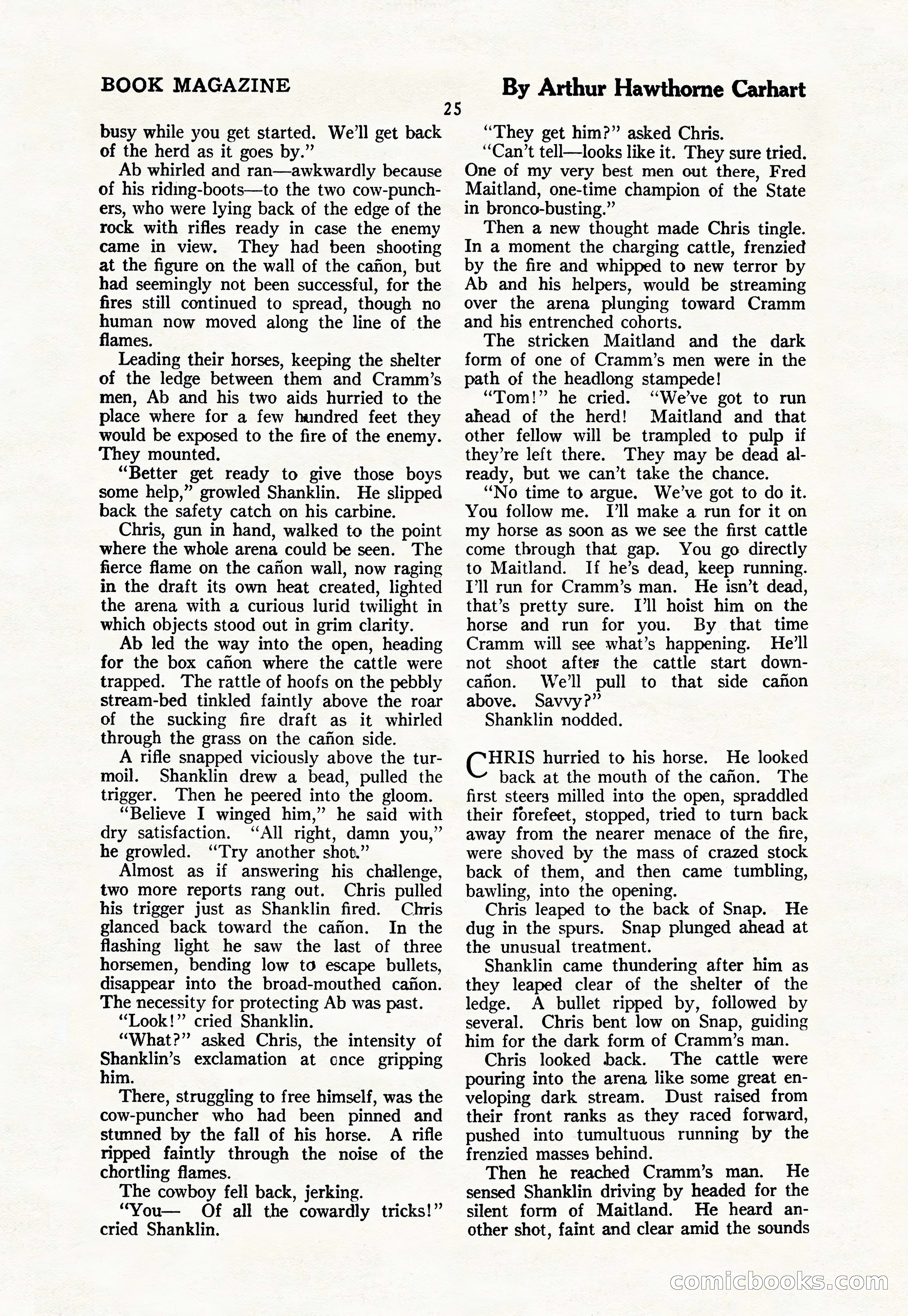 The Blue Book Magazine, March 1926 — page 27 of 208